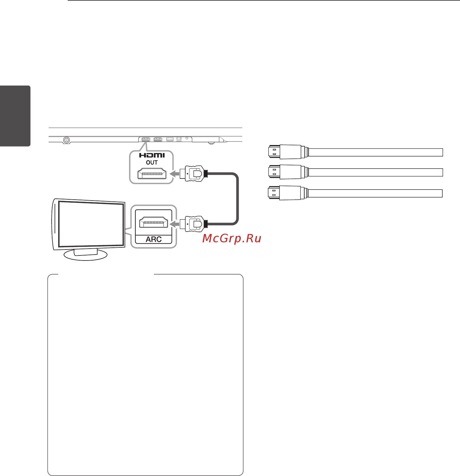 LG NB4540 [14/36] Схема кабеля hdmi