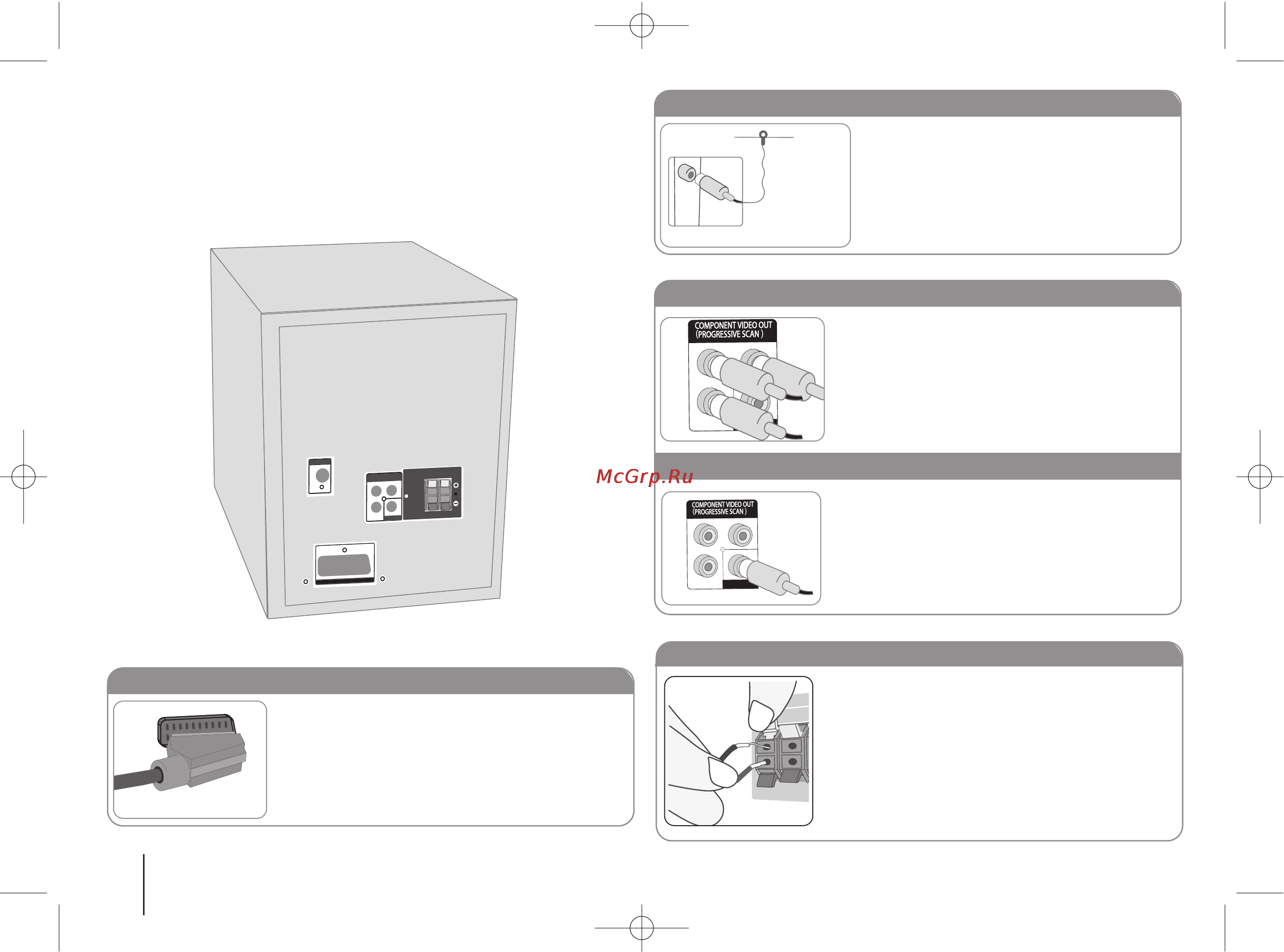 LG RBD154 [4/20] Подключение прибора