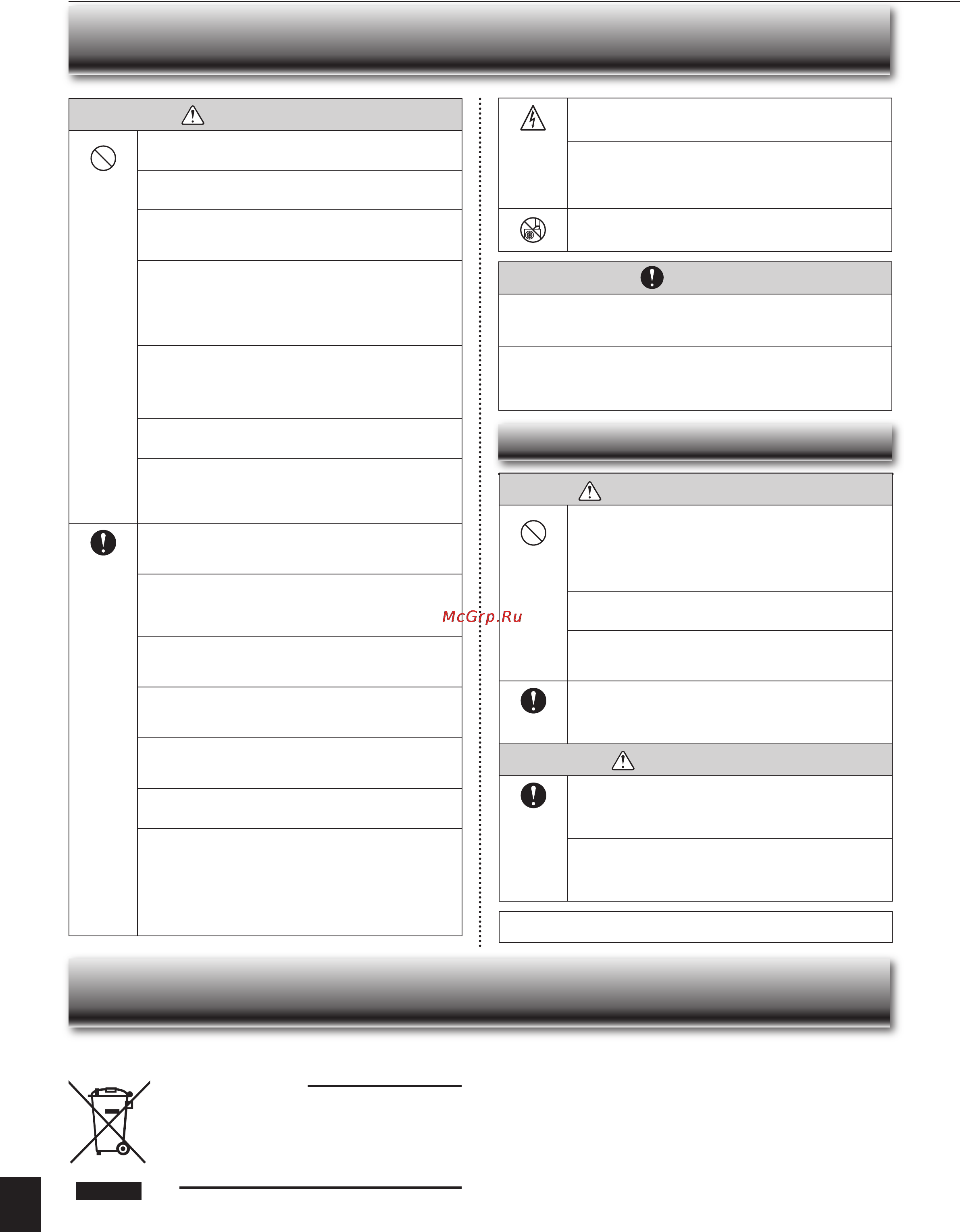 Mitsubishi Electric MSZ-EF22VEB-E1 [3/13] Еры предосторожности