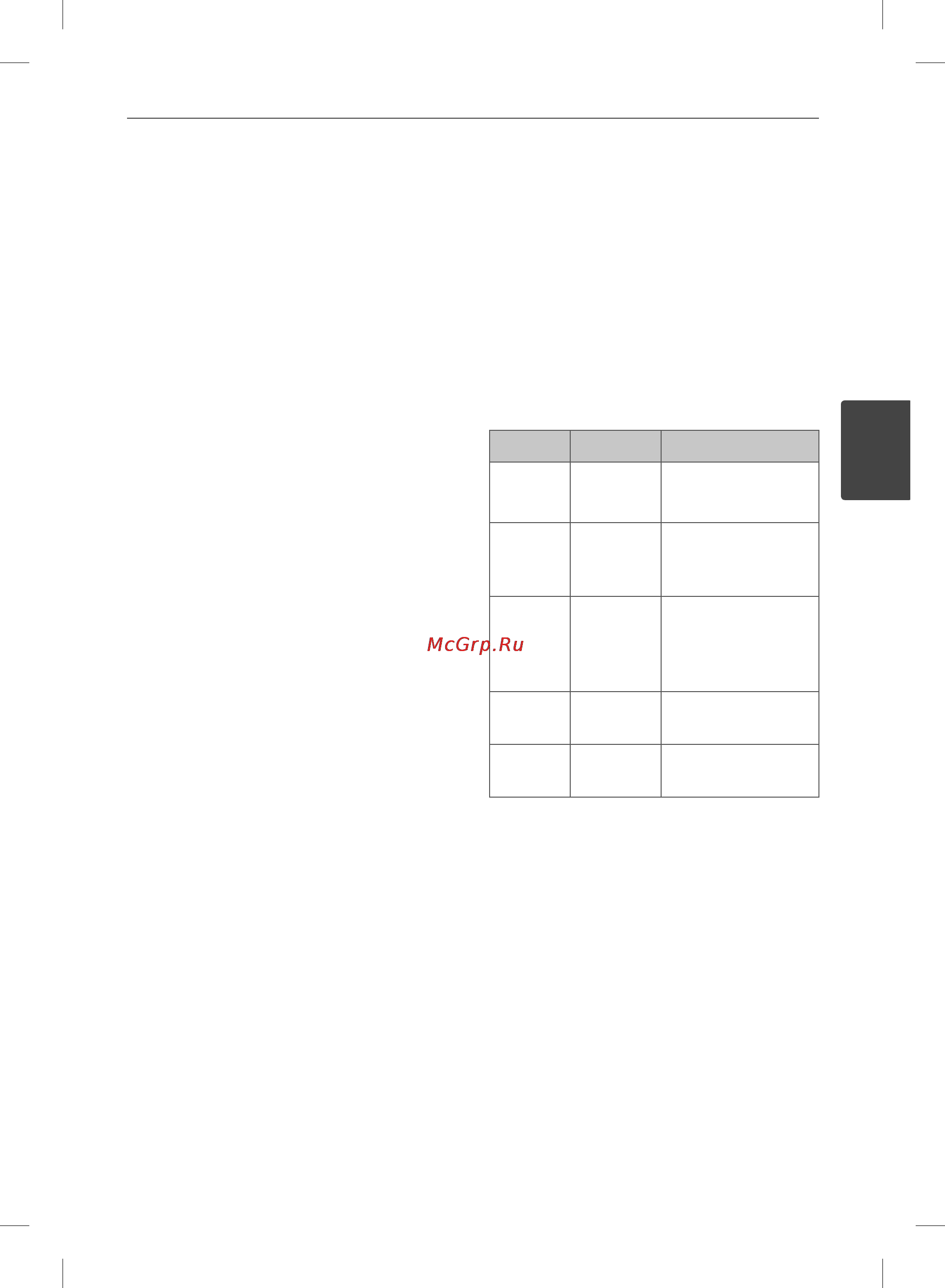 LG MDD105 [19/44] Настройки в меню setup