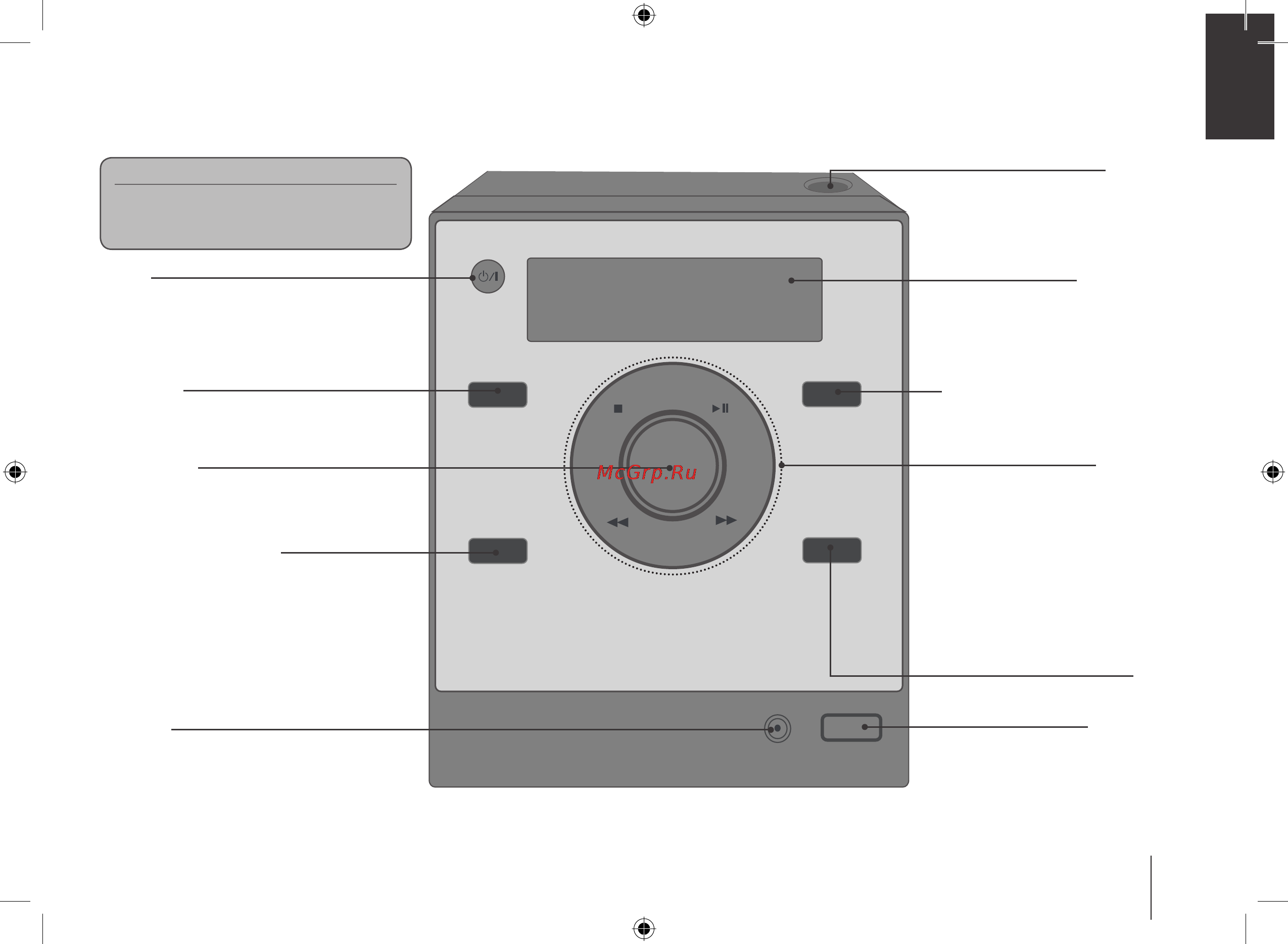 LG XB14 [5/18] Основной прибор