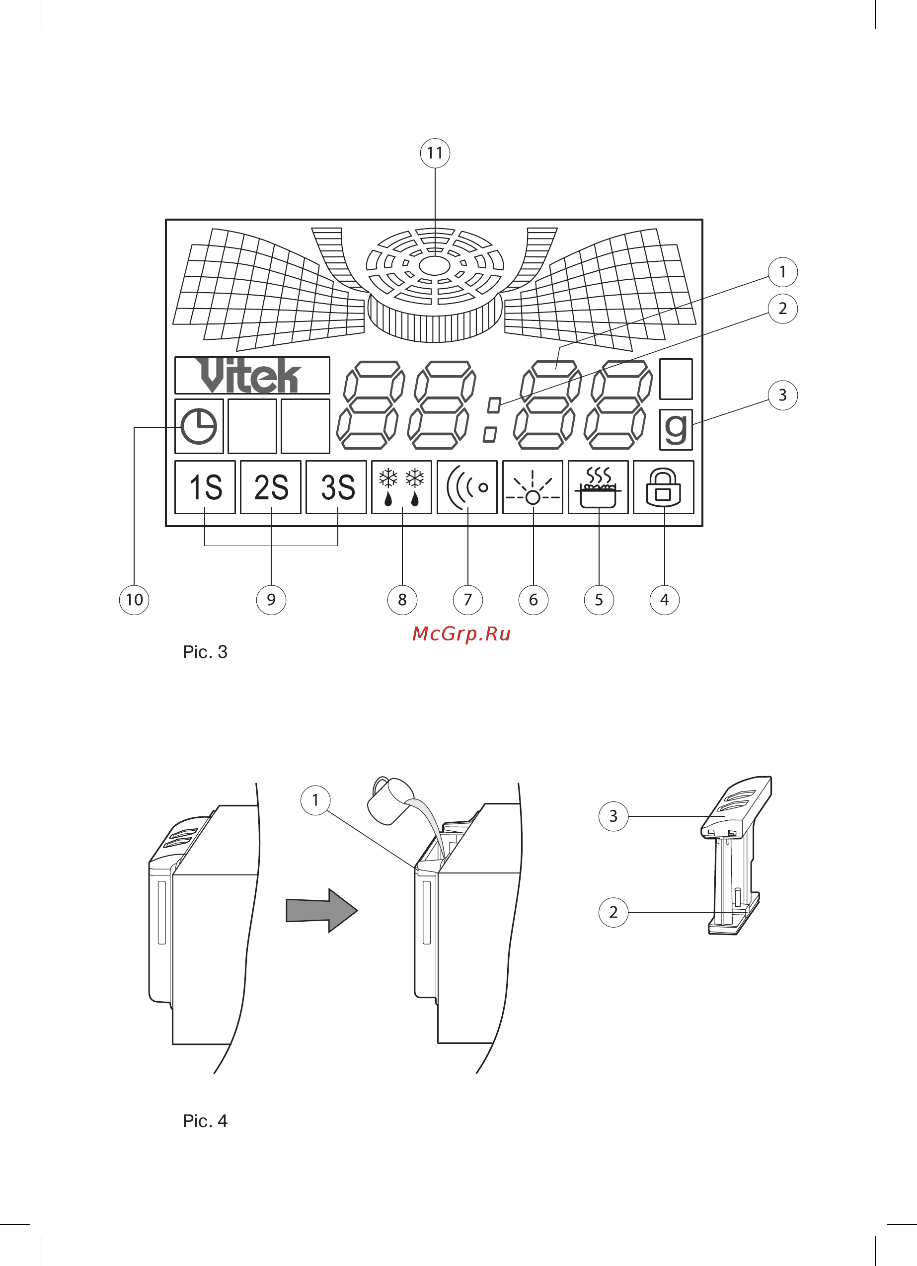 Vitek VT-1688 CAPELLA Инструкция по эксплуатации онлайн [3/132] 78378
