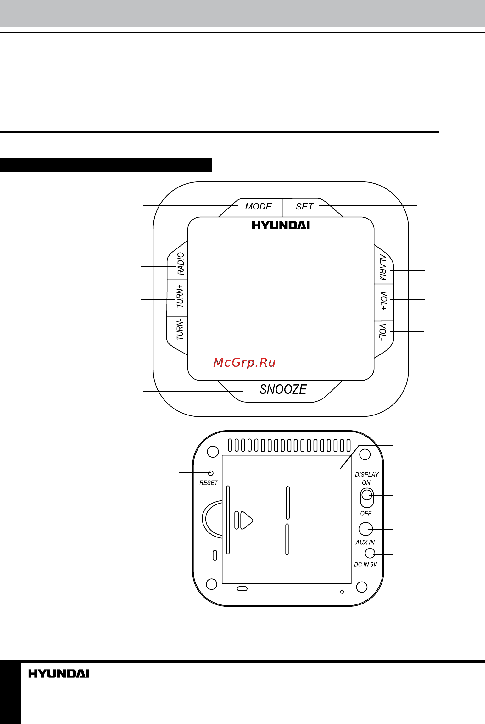 Hyundai H-1505 Back/White [2/11] Instruction manual