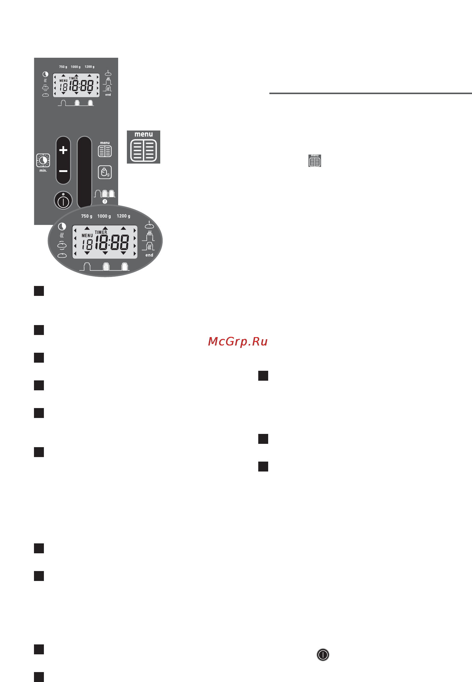 Tefal OW4002 [7/24] Выбор программы