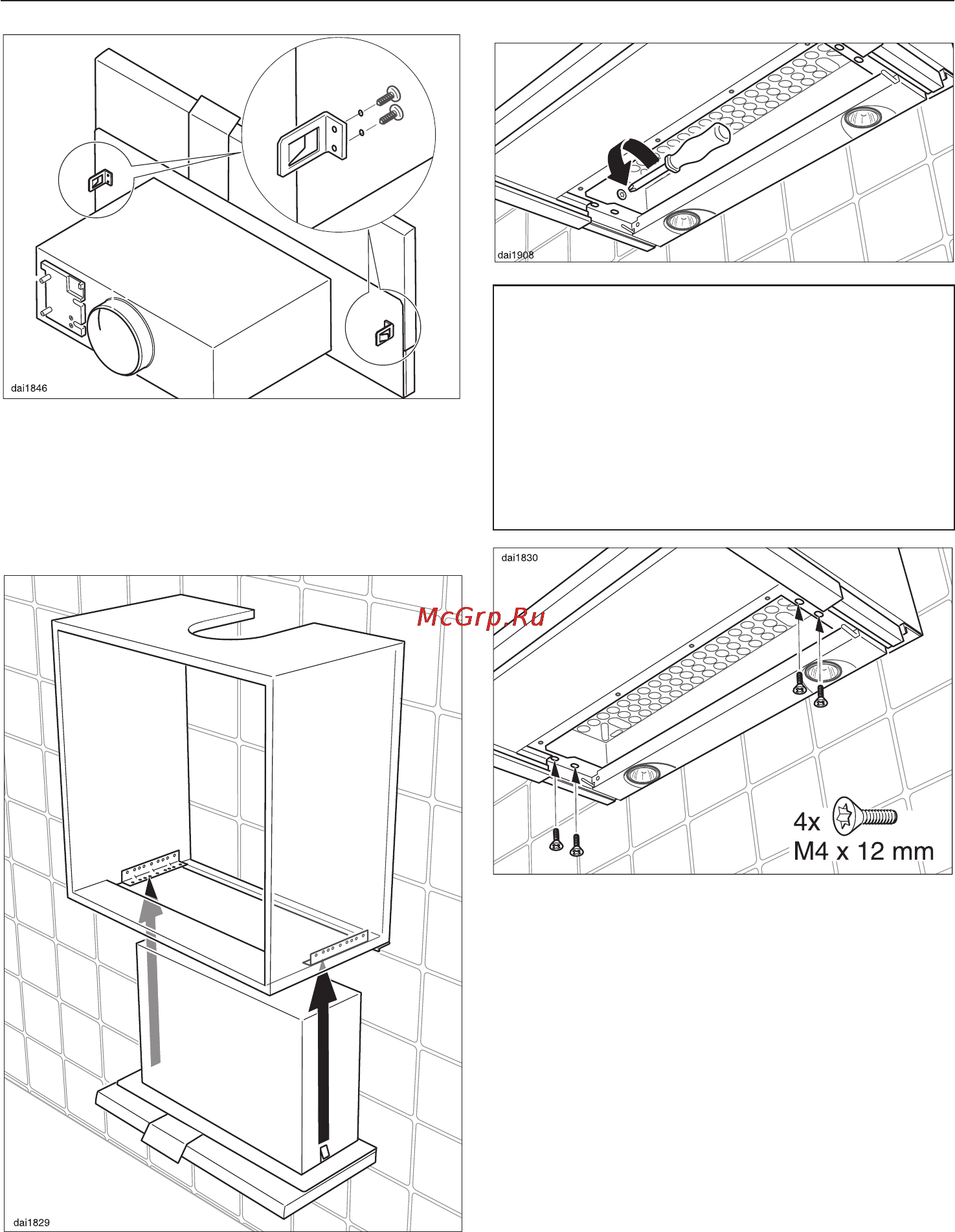 Miele DA 3190 [27/44] Монтаж