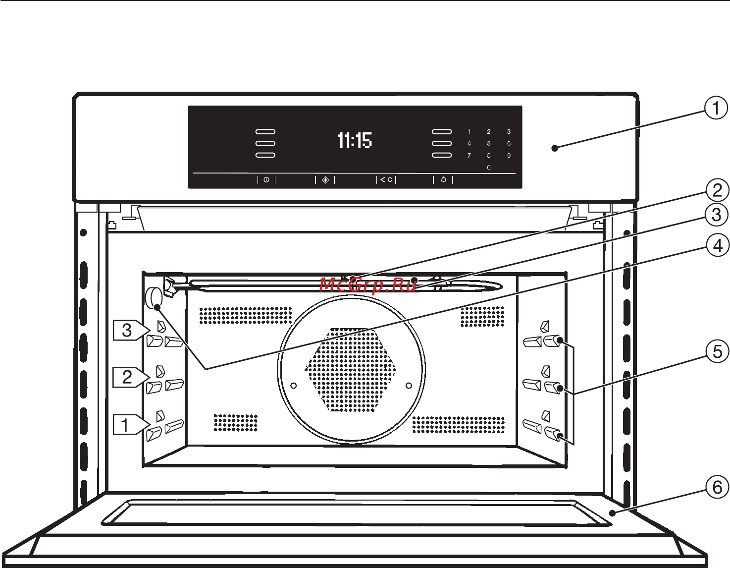 Miele H 5080 BM [14/80] Îïèñàíèå ïðèáîðà 14