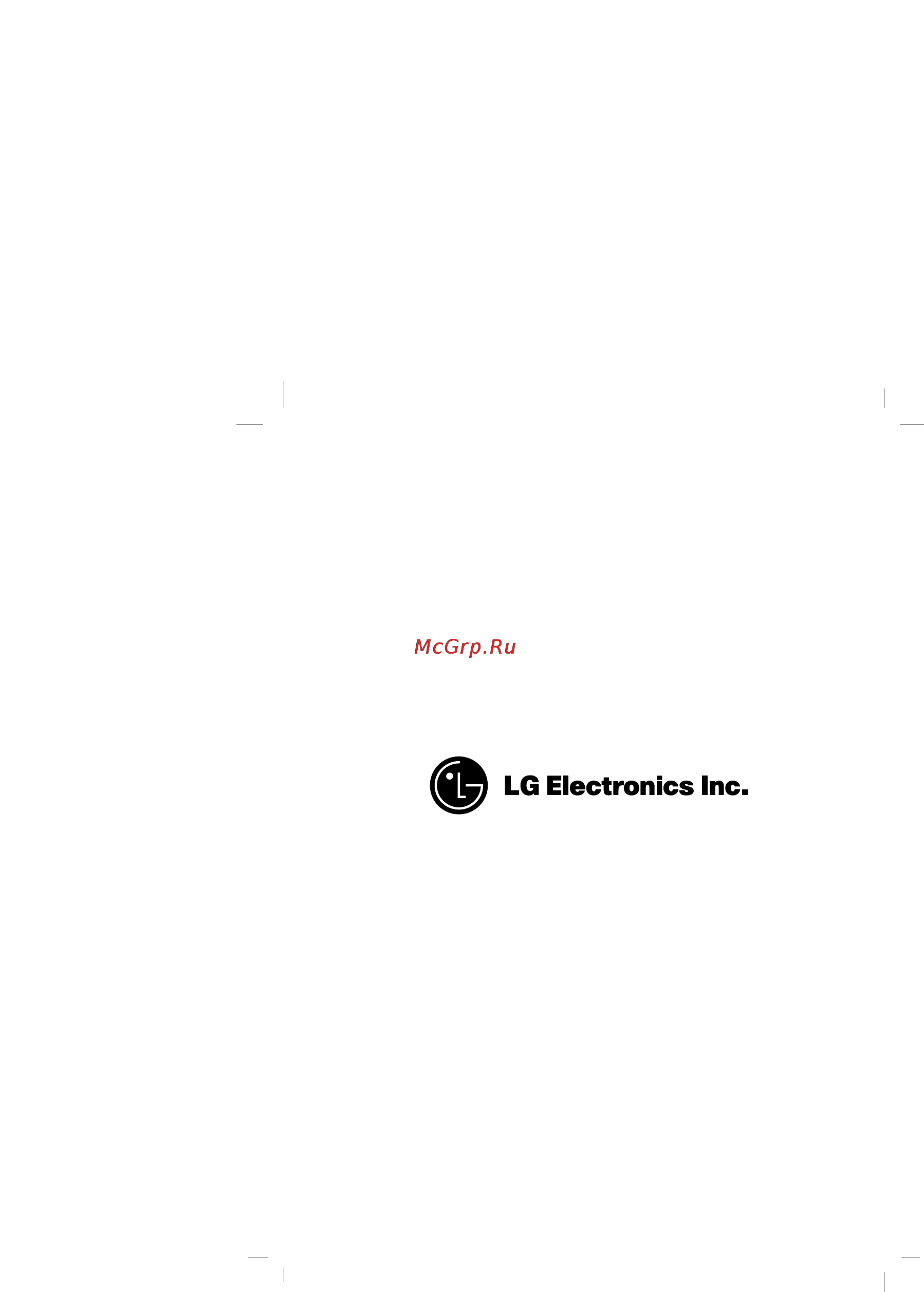 LG PCD-M710 Инструкция по эксплуатации онлайн [30/30] 78513