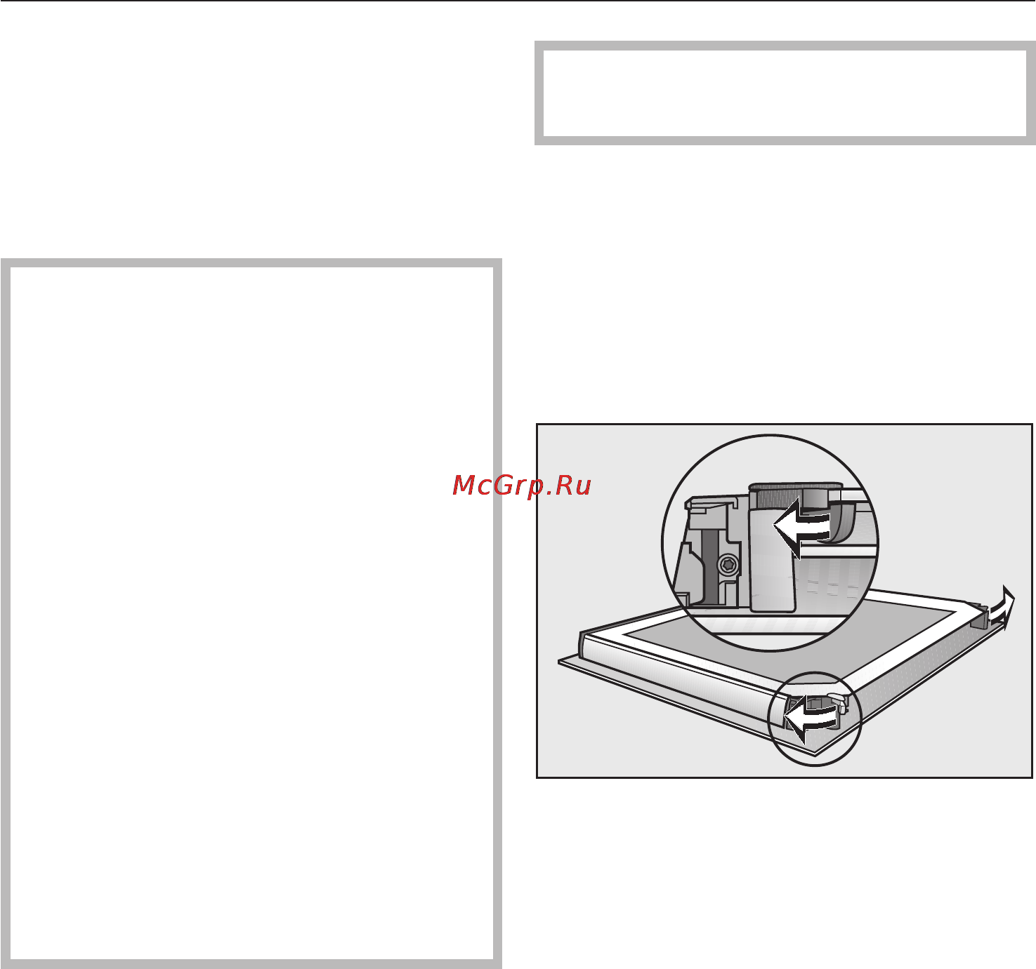 Miele H 5041 B [58/80] Äåìîíòàæ äâåðöû 58