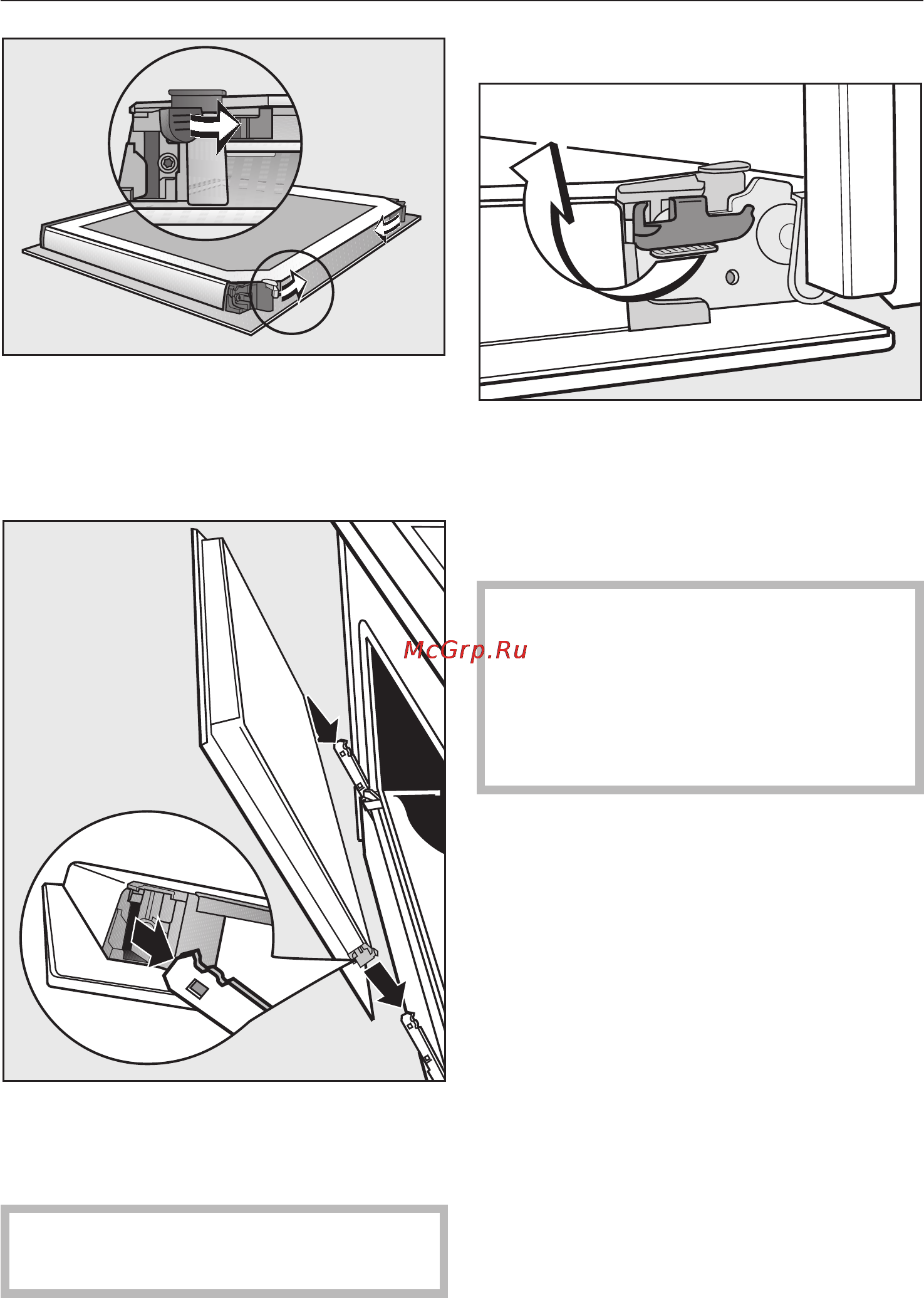 Miele H 5961 B [66/88] Óñòàíîâêà äâåðöû 66