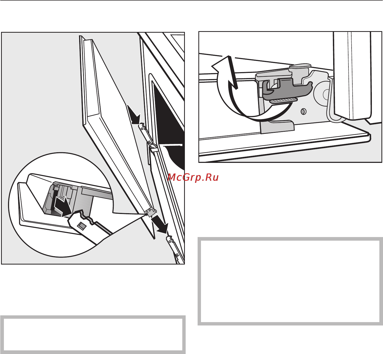 Miele H 4810 B [58/76] Óñòàíîâêà äâåðöû 58