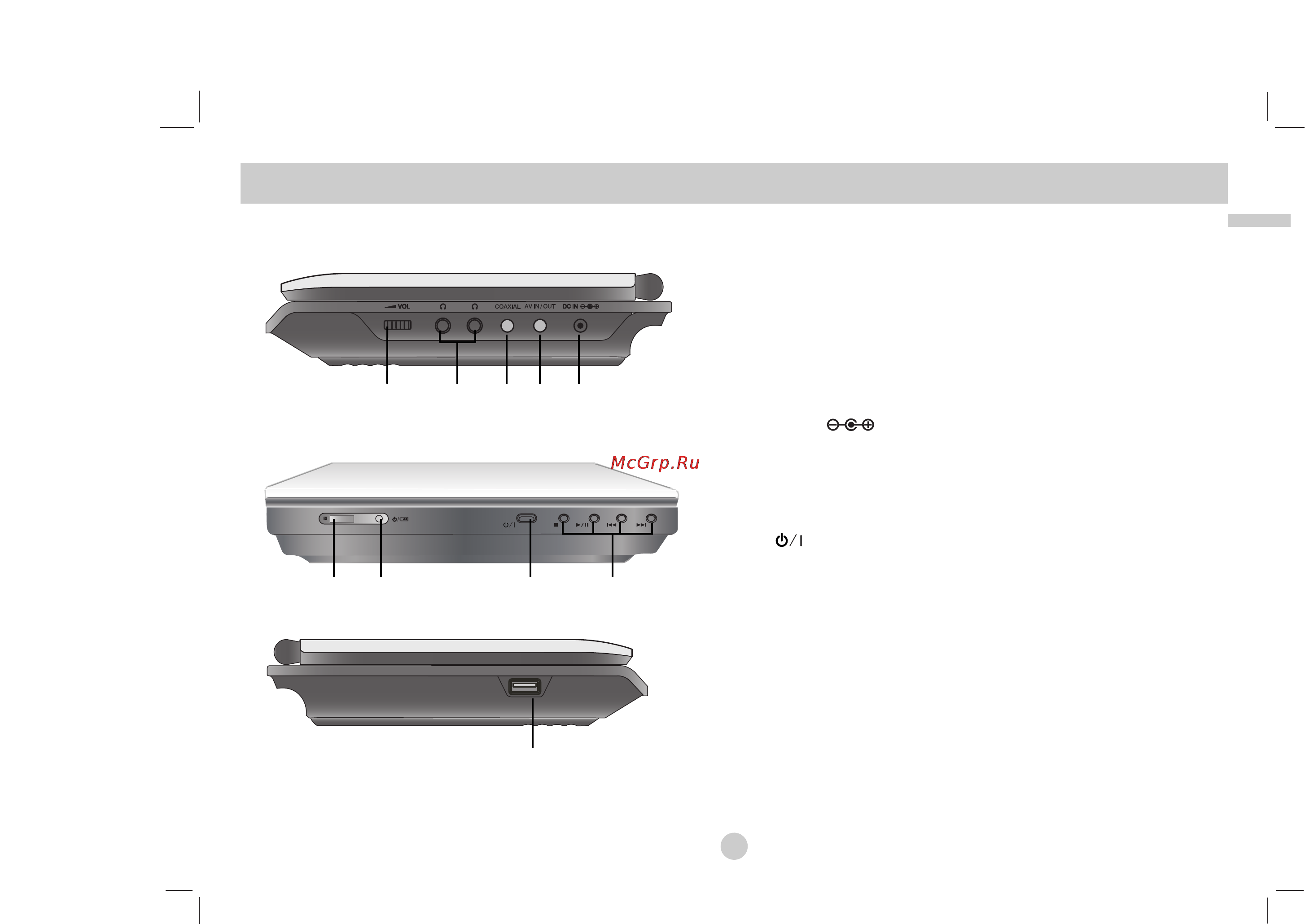 LG DP272B [9/88] Identification of controls continued