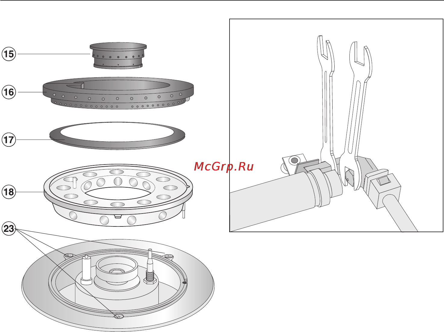 Miele KM 2256 G [53/64] Переход на другой вид газа