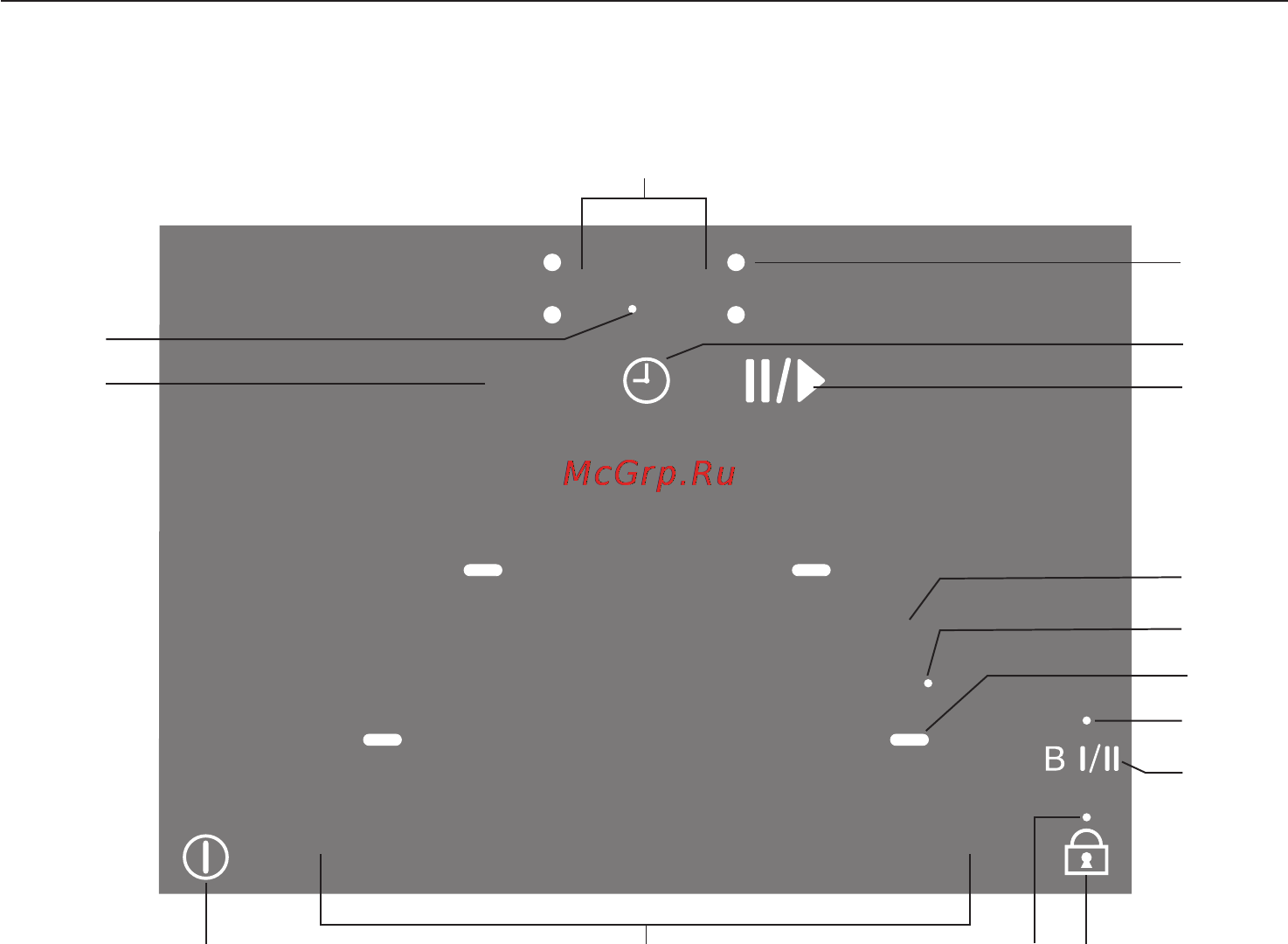 Miele KM 6346 [10/92] Панель управления
