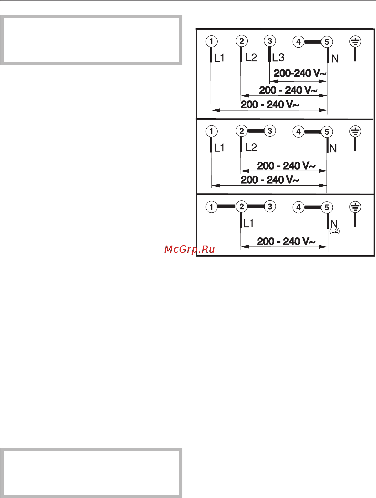 Miele KM 5920 [59/64] Ýëåêòðîïîäêëþ åíèå 59