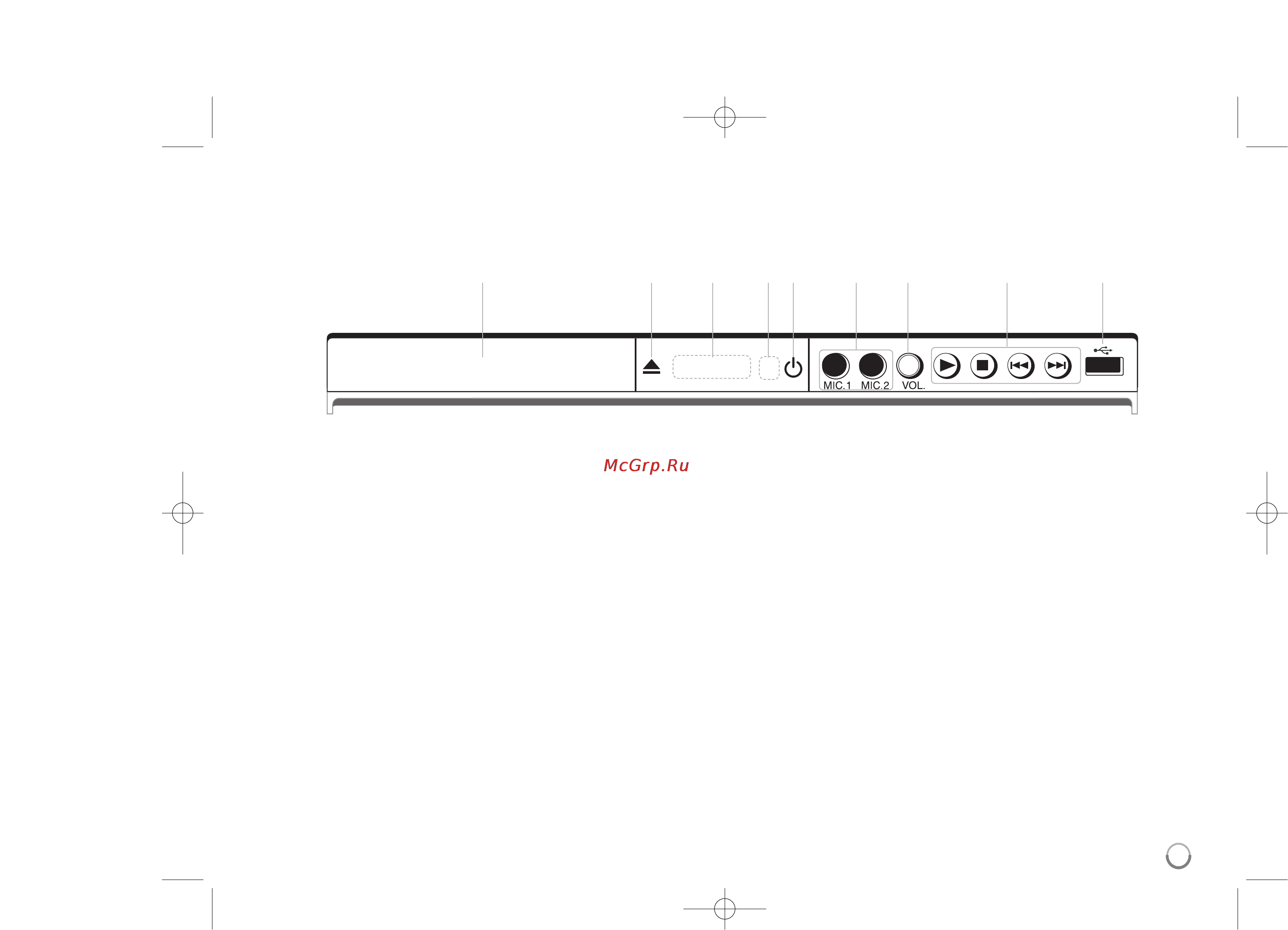 LG DVX583KH [7/18] Основной блок