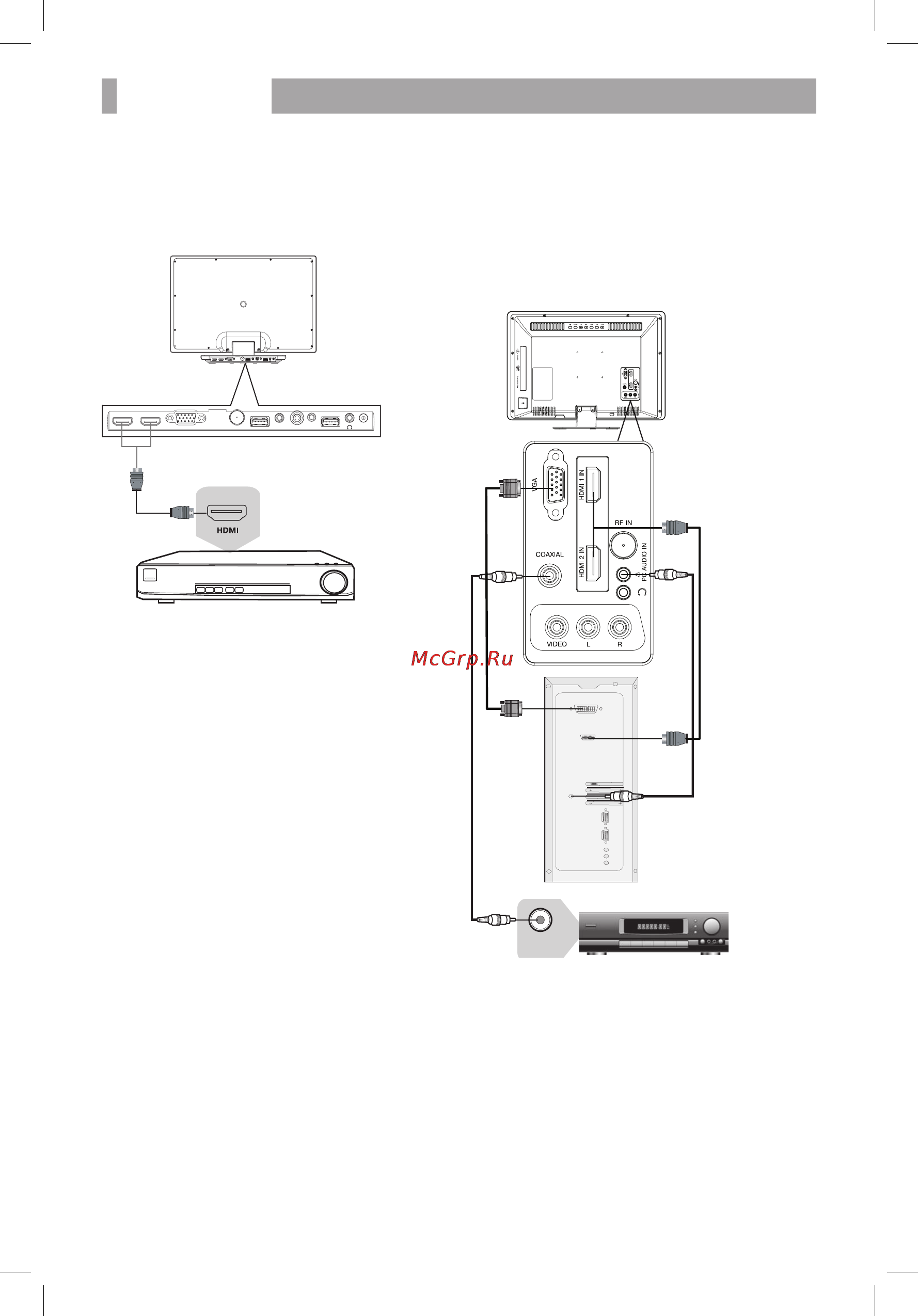 BBK LED2253FW [15/44] Подключение 13