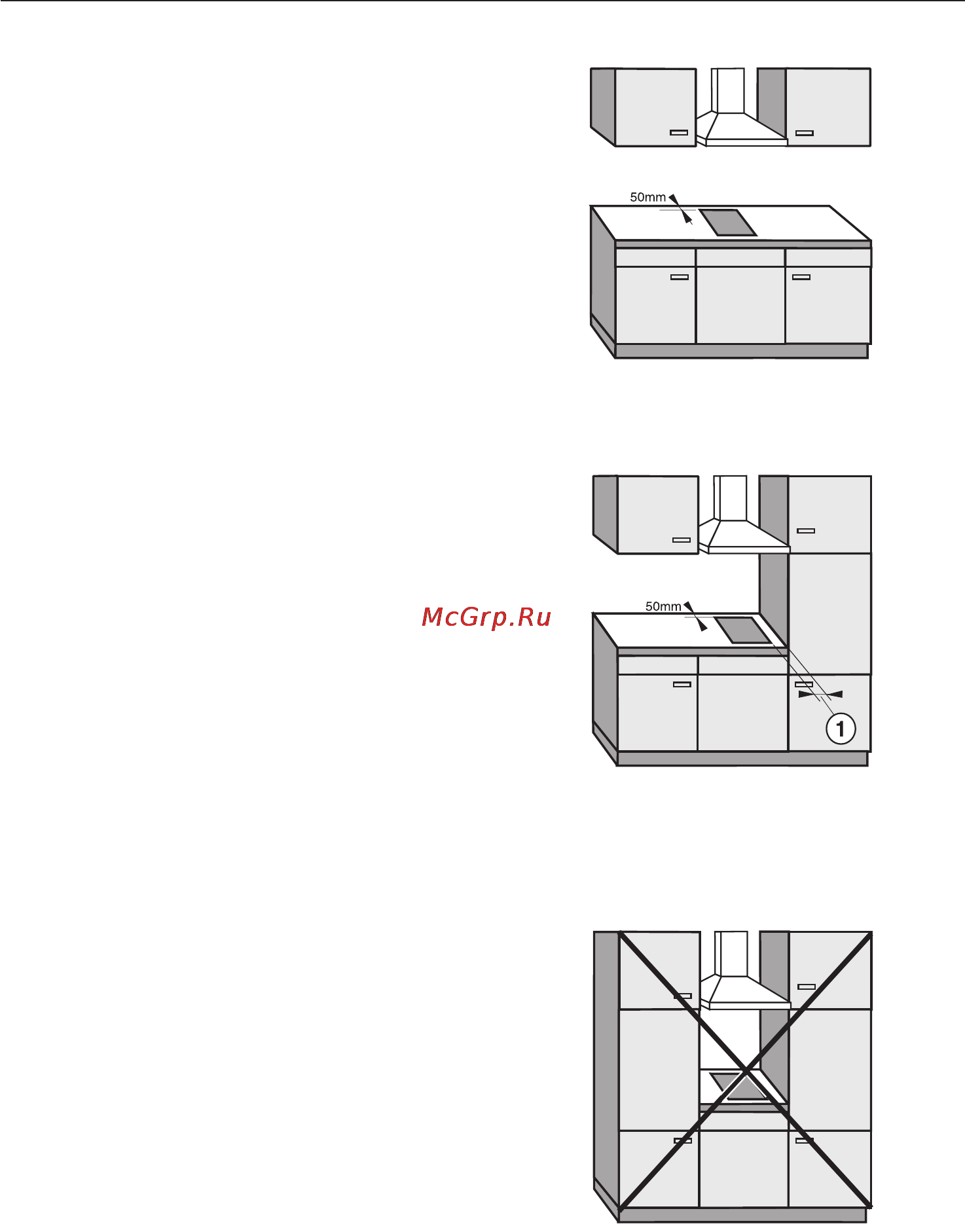 Miele CS 1411 F [25/44] Указания по встраиванию прибора