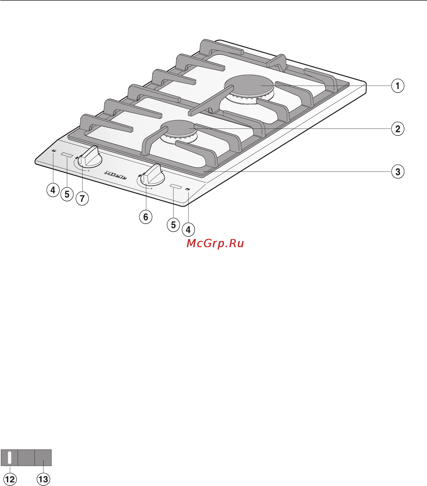 Miele CS 1012 G [6/56] Îïèñàíèå ïðèáîðà 6