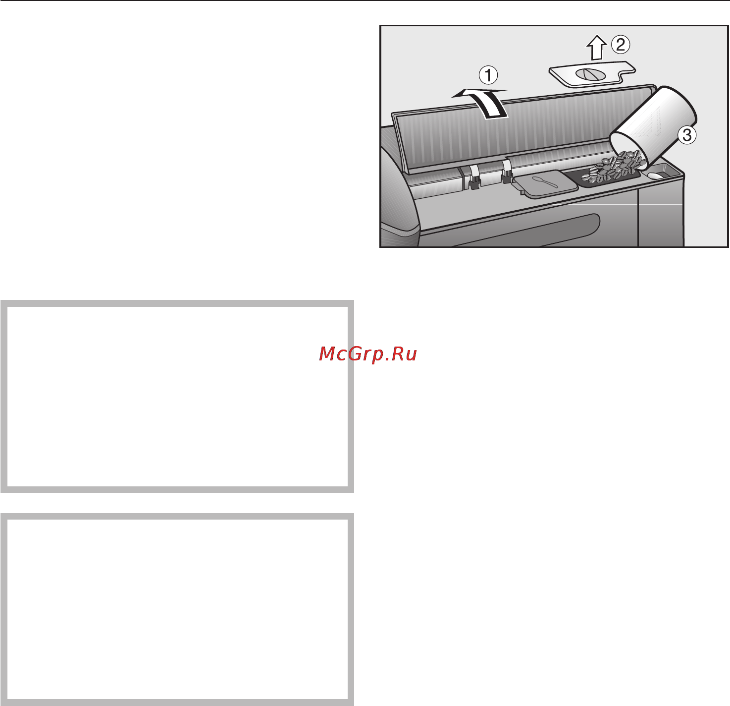 Miele CM 5000 [18/80] Загрузка кофейных зерен