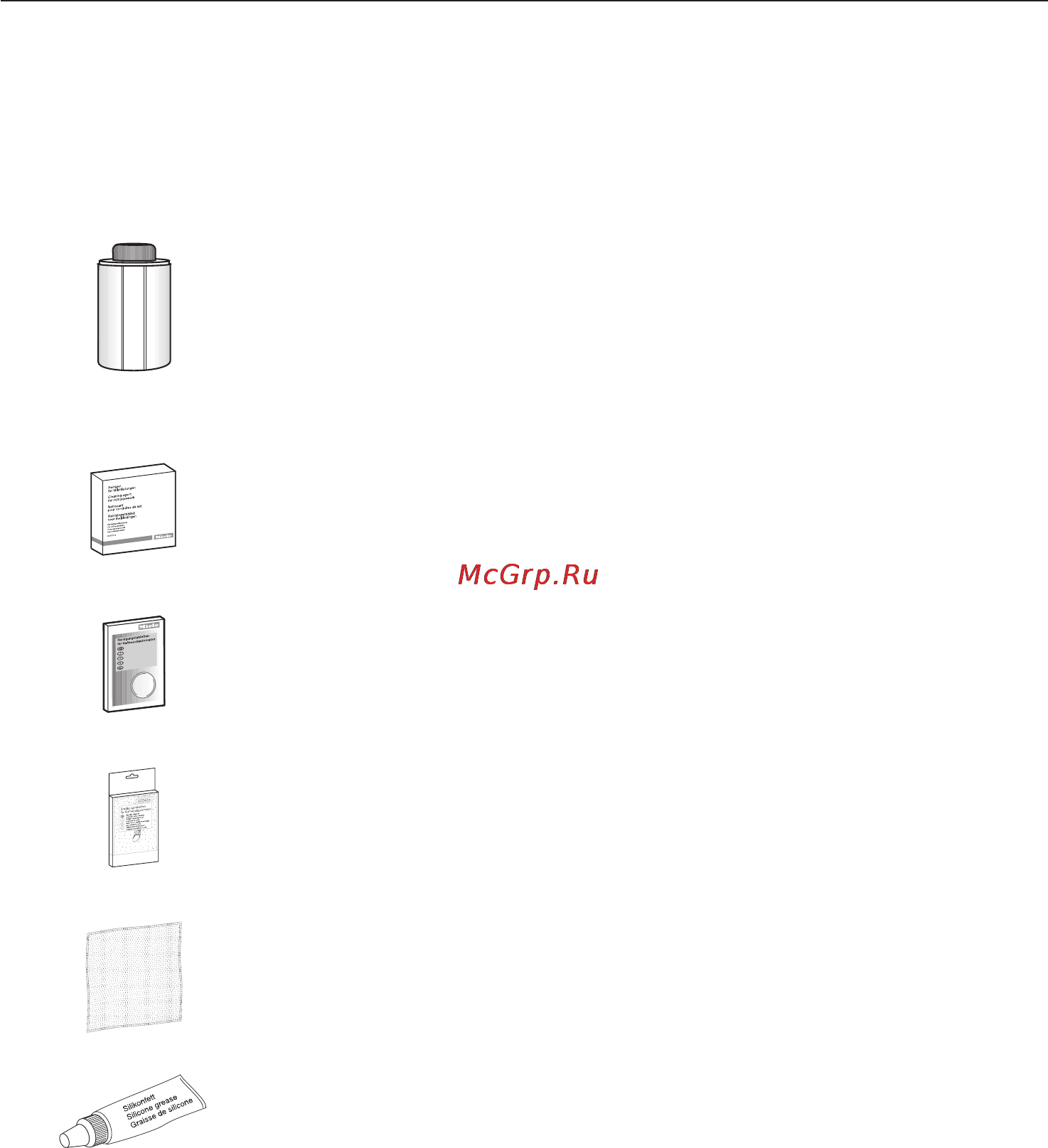 Miele CVA 5065 [9/88] Дополнительно приобретаемые принадлежности