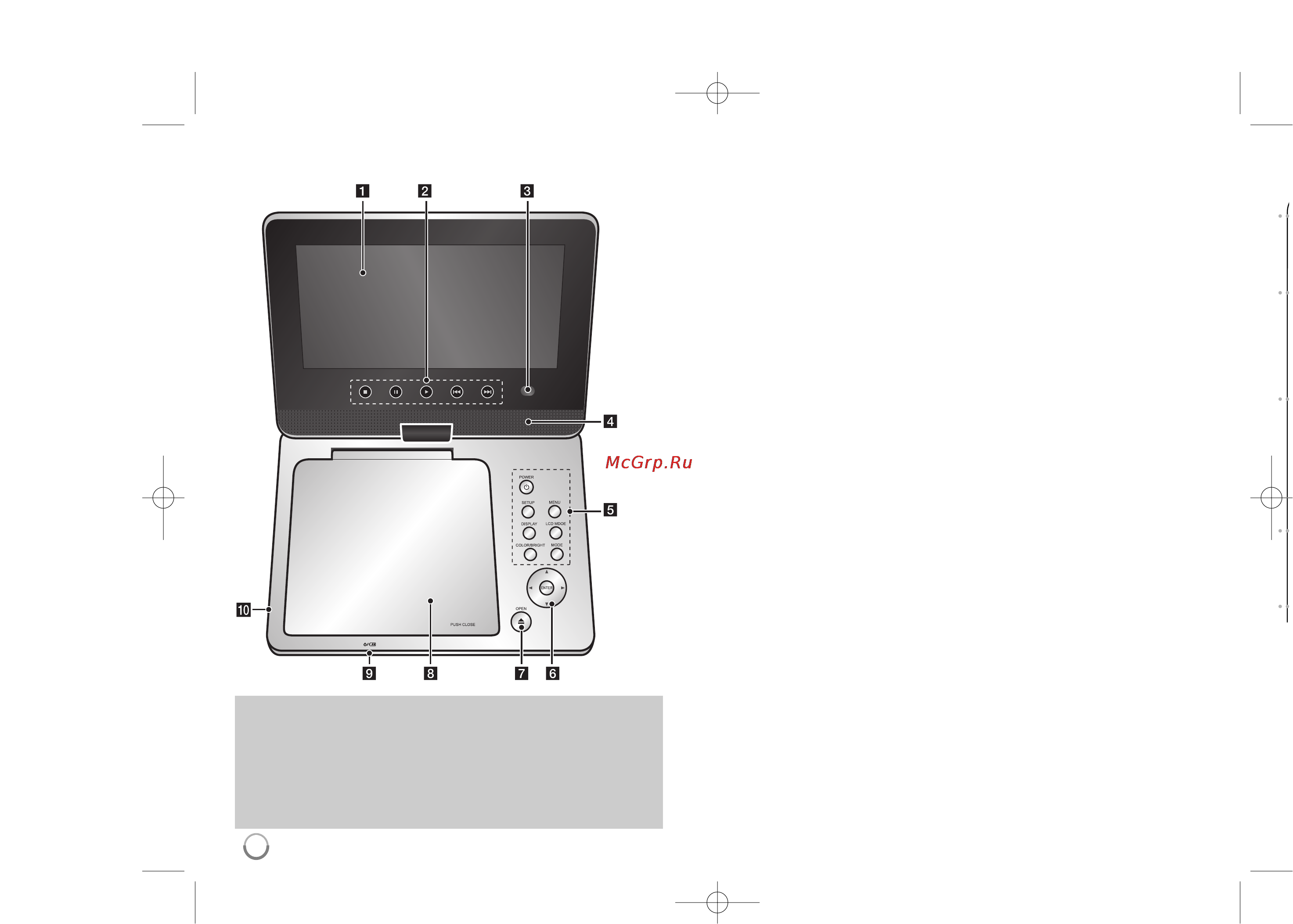 LG DP375TV [4/19] Menu меню