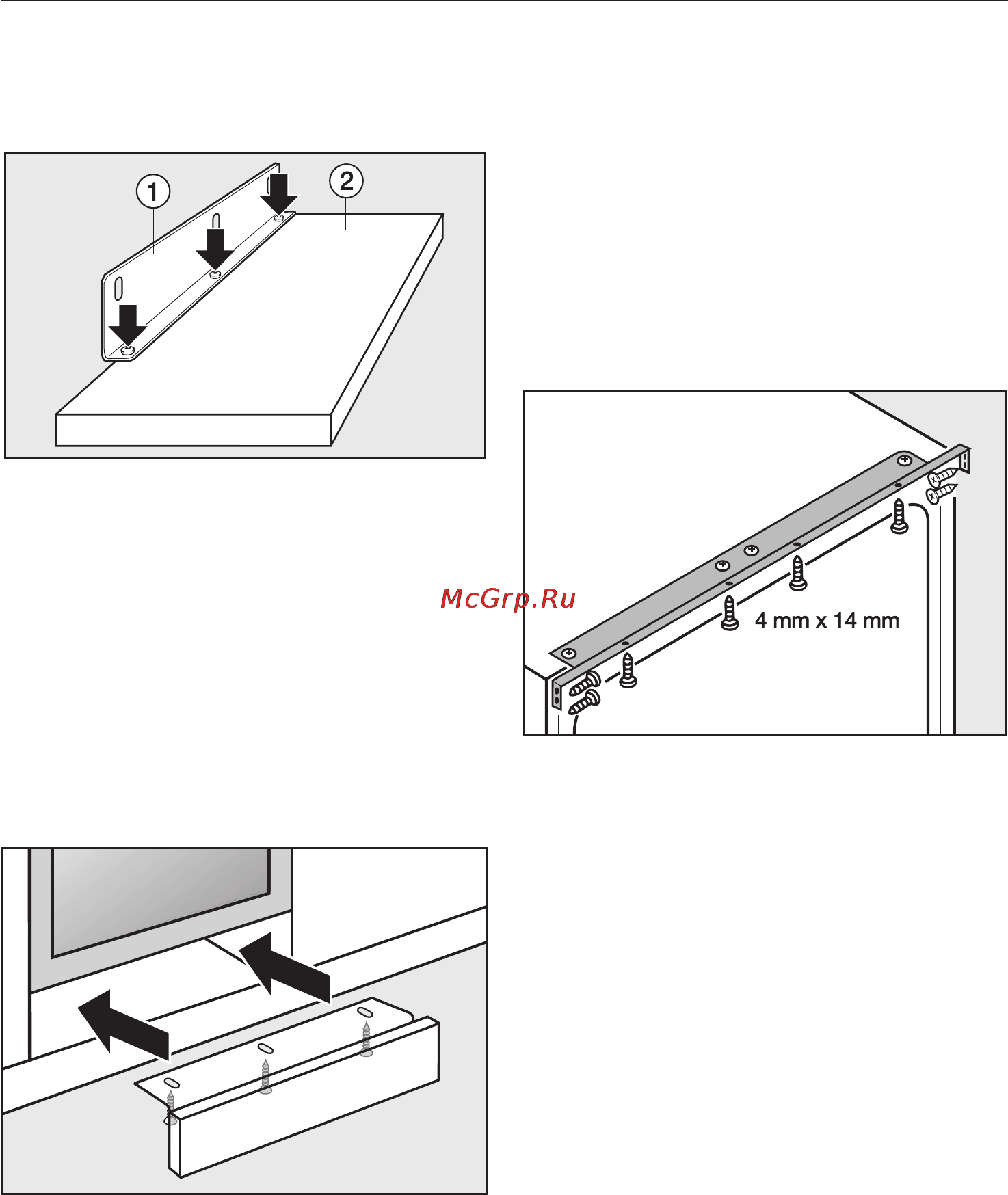 Miele KWT 4154 UG-1 [34/40] Çàêðåïëåíèå ïðèáîðà 34