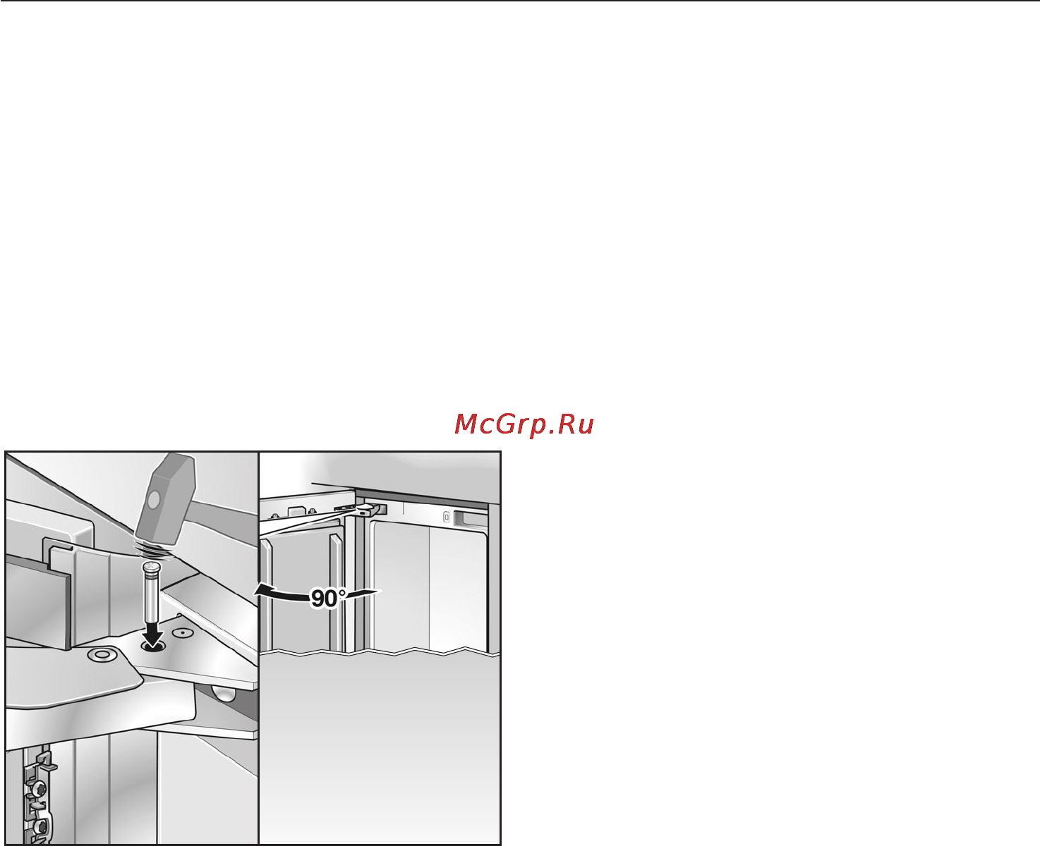 Miele KWT 1611 VI [41/68] Îãðàíè åíèå óãëà îòêðûâàíèÿ äâåðöû 41