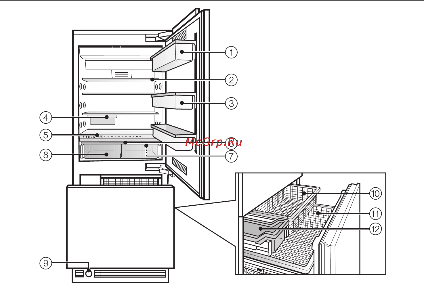 Miele KF 1901 VI [6/92] Описание прибора