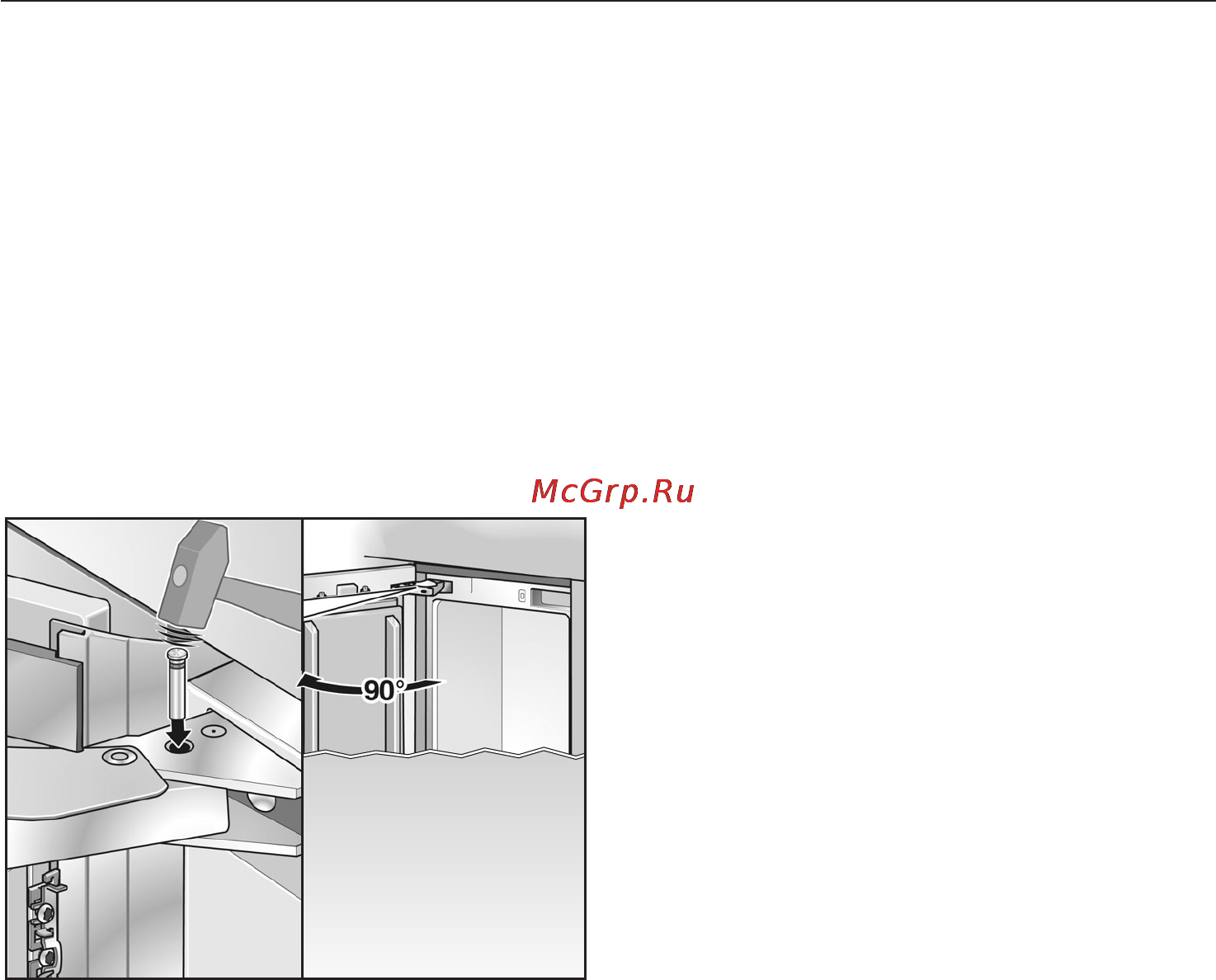 Miele KF 1901 VI [66/92] Îãðàíè åíèå óãëà îòêðûòèÿ äâåðè ïðèáîðà 66