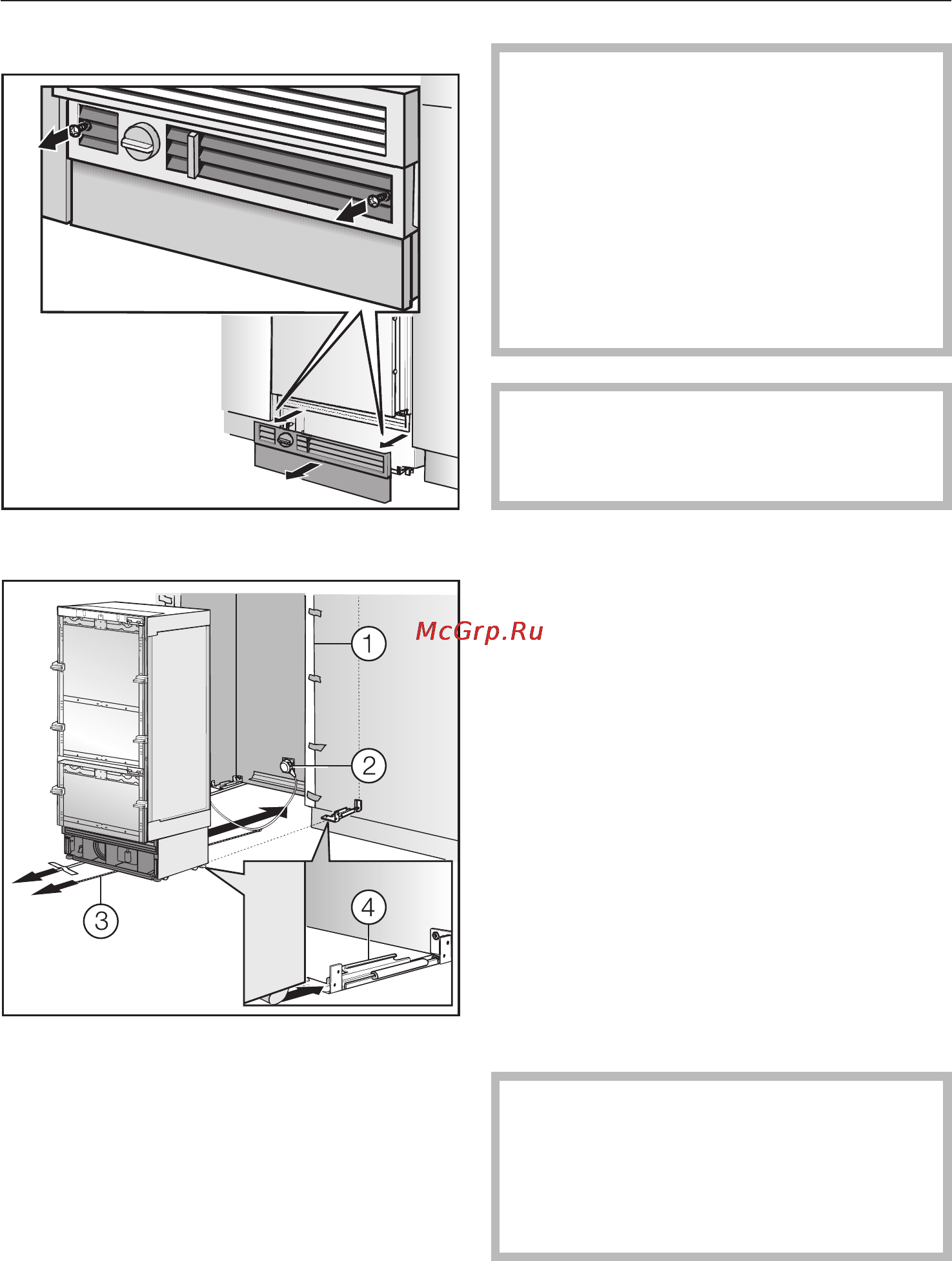 Miele KF 1901 VI [76/92] Встраивание прибора
