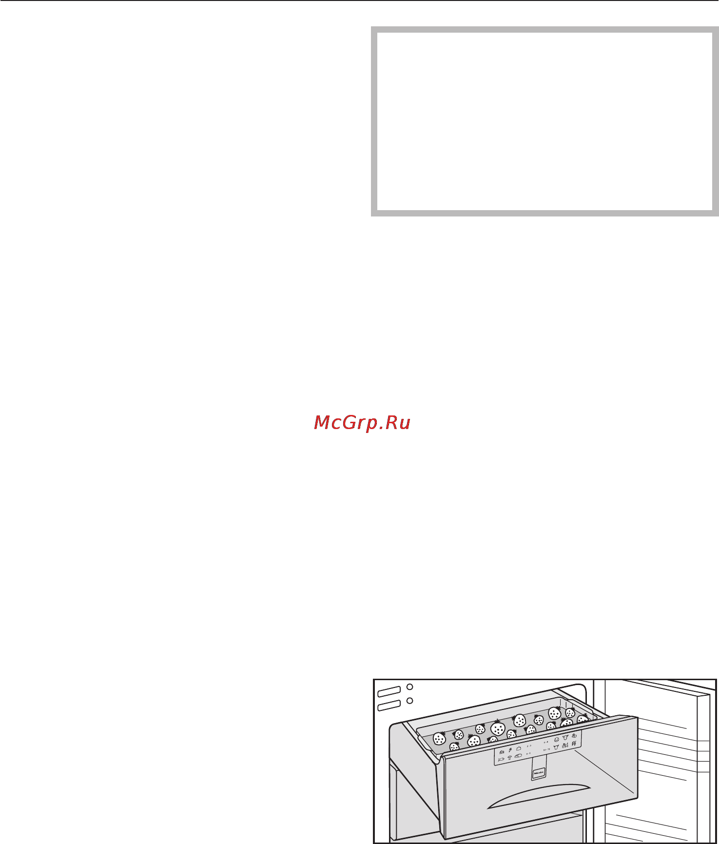 Miele KFN 14827 SDE ED/CS [38/84] Ðàçìîðàæèâàíèå ïðîäóêòîâ 38