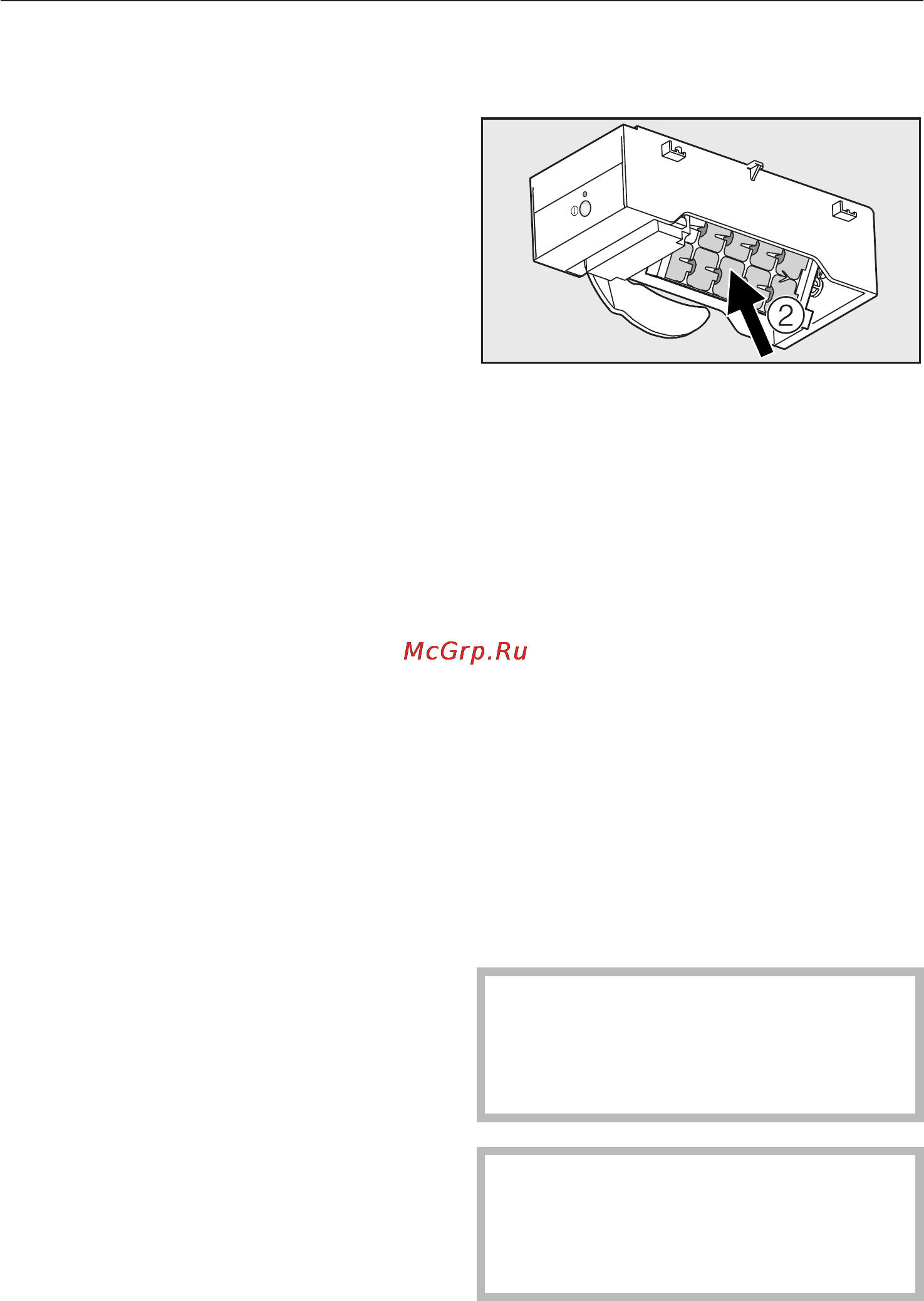 Miele KFN 14827 SDE ED/CS [46/84] Èñòêà ôîðìû äëÿ êóáèêîâ ëüäà 46