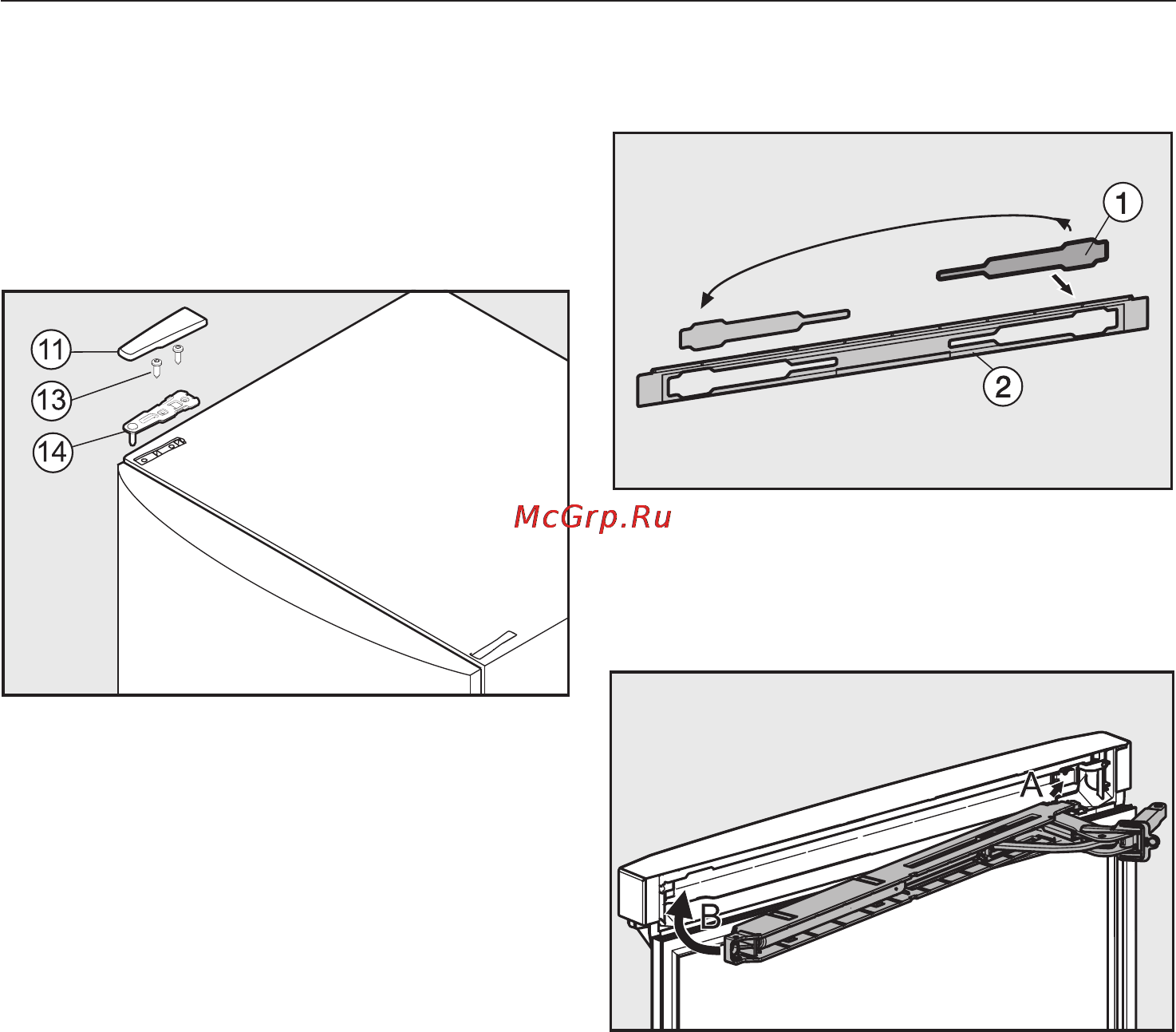 Miele KFN 14827 SDE ED/CS [76/84] Изменение навески дверцы