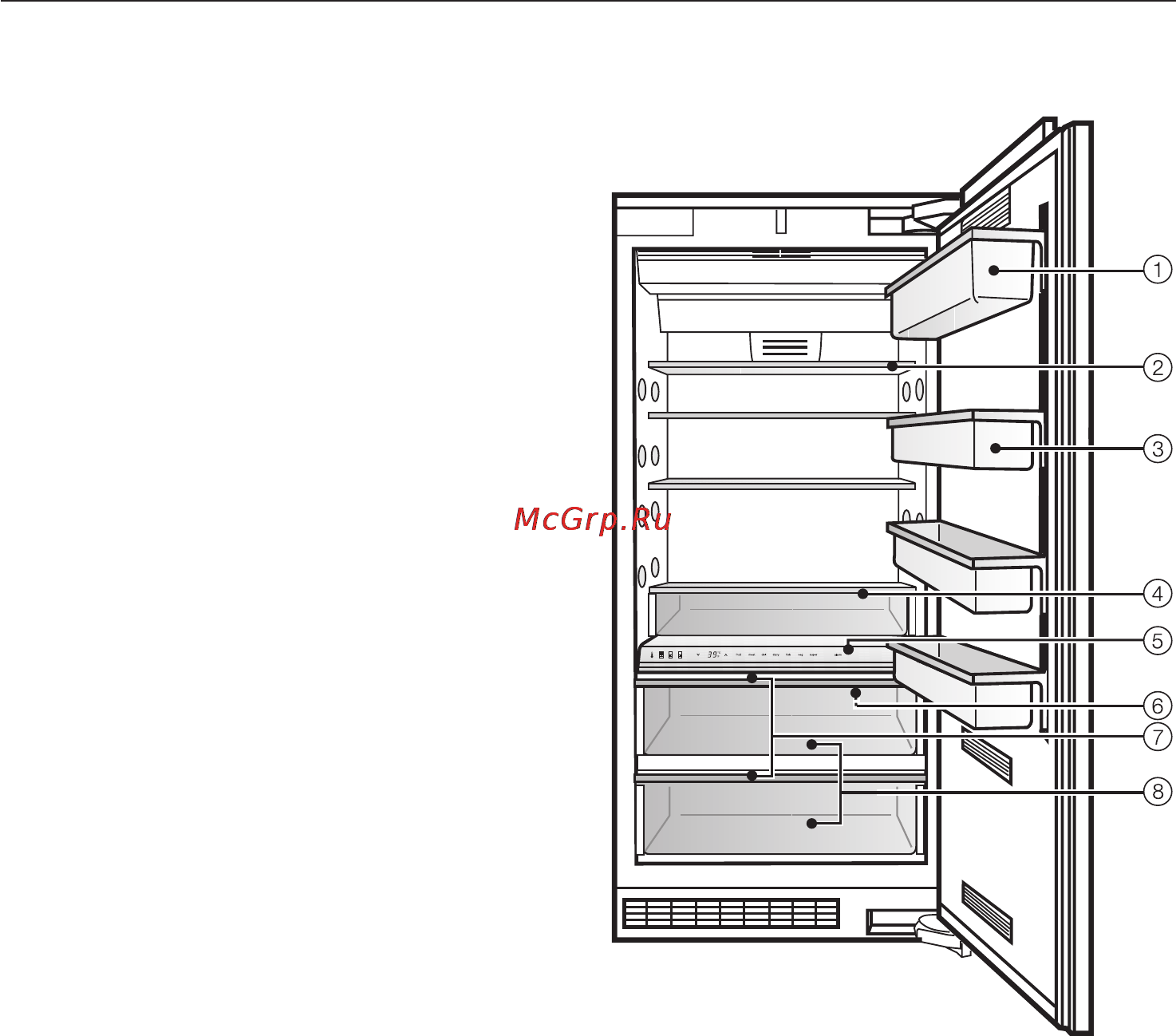 Miele K 1901 VI [6/72] Описание прибора