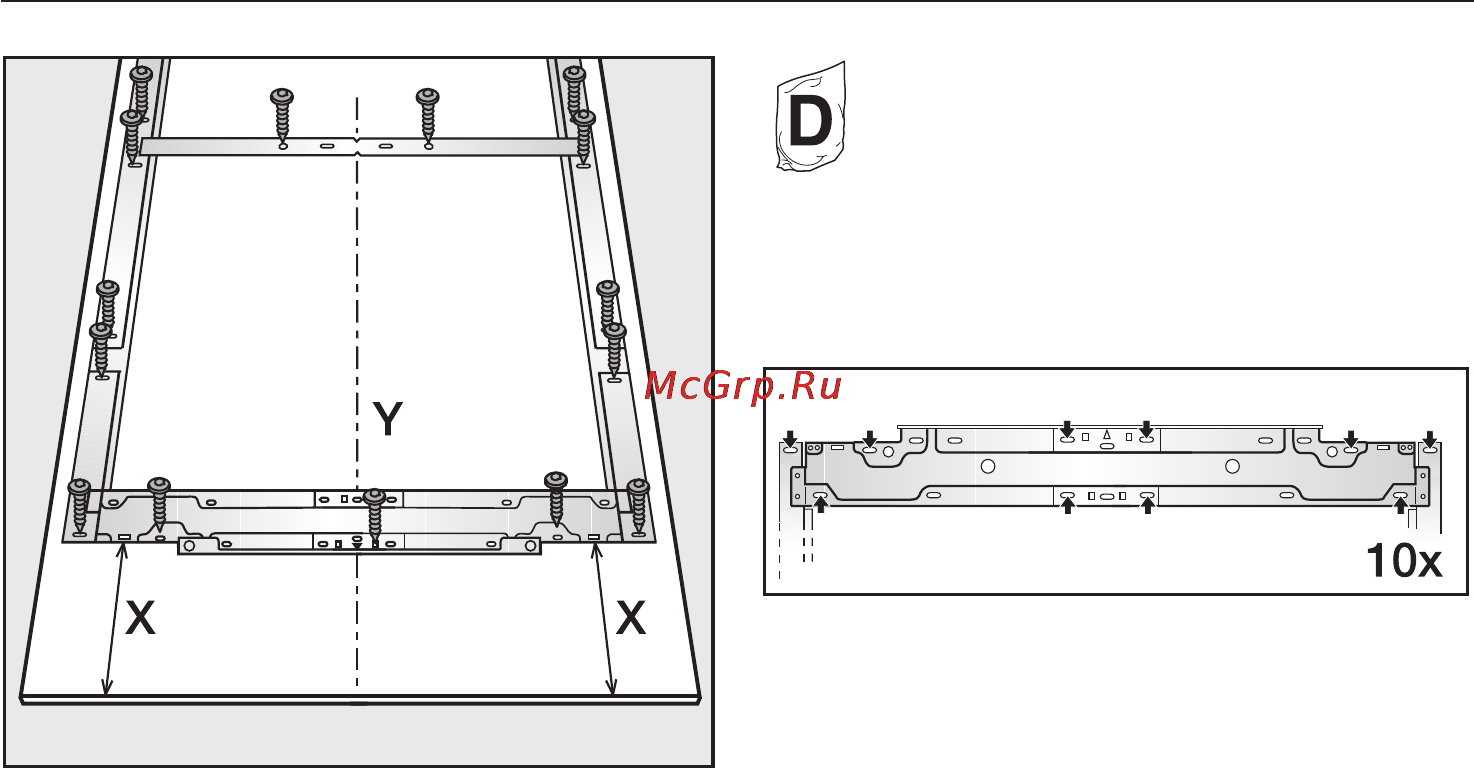 Miele K 1901 VI [62/72] Встраивание прибора