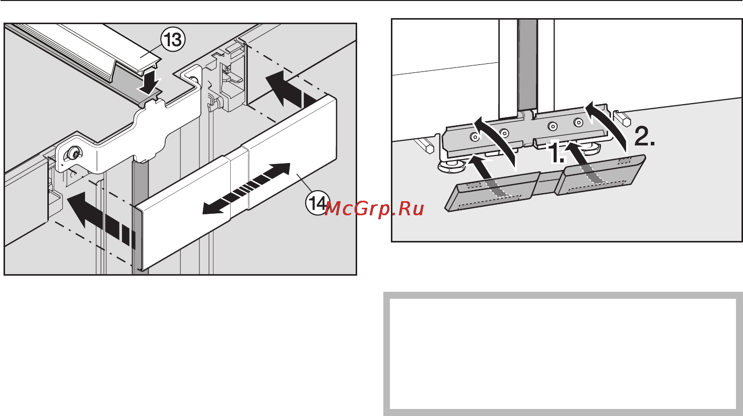 Miele FN 14827 S ED [44/60] Установка комбинации side by side