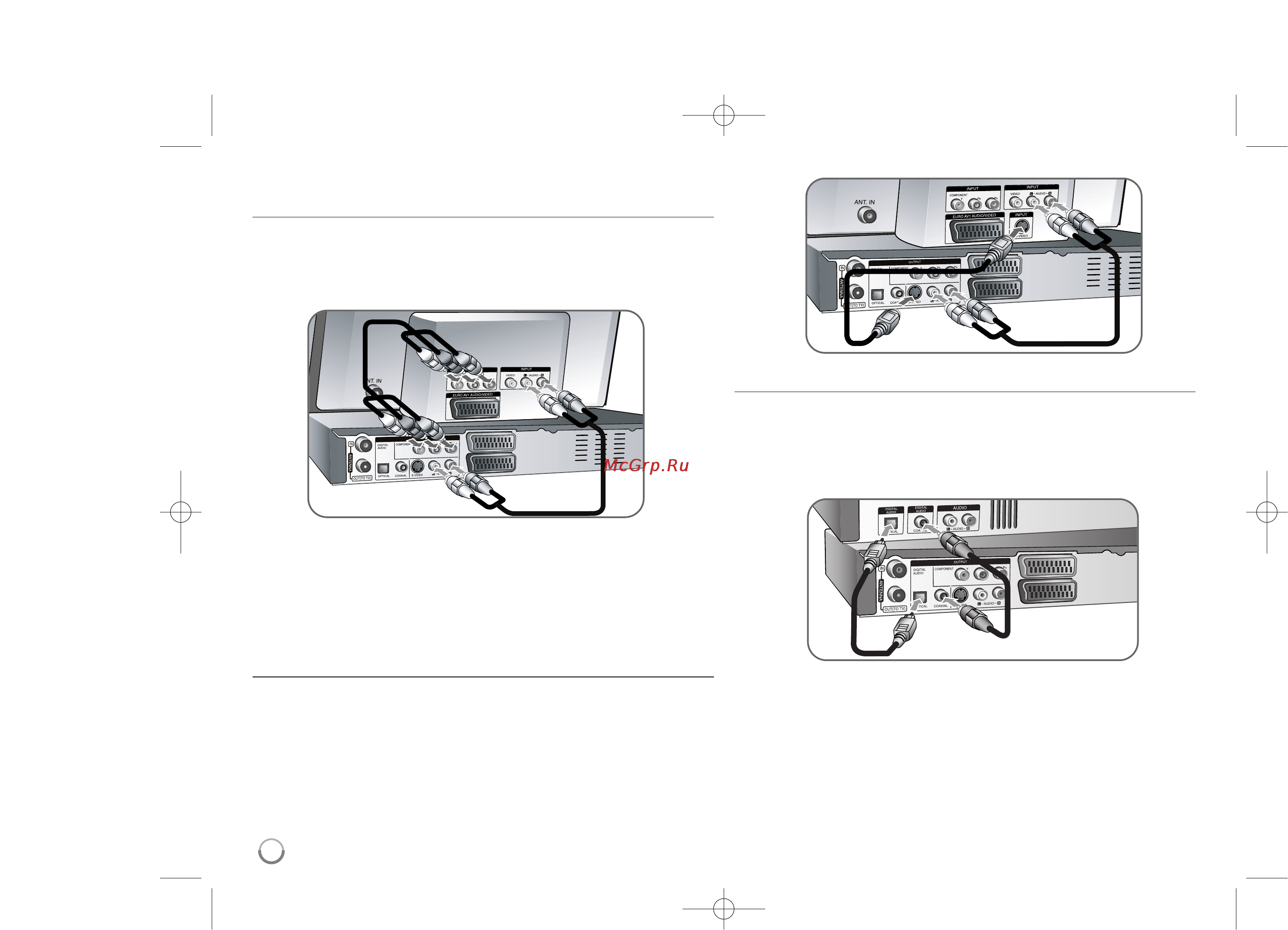 LG HDR878 [10/36] Подключение прибора дополнительно