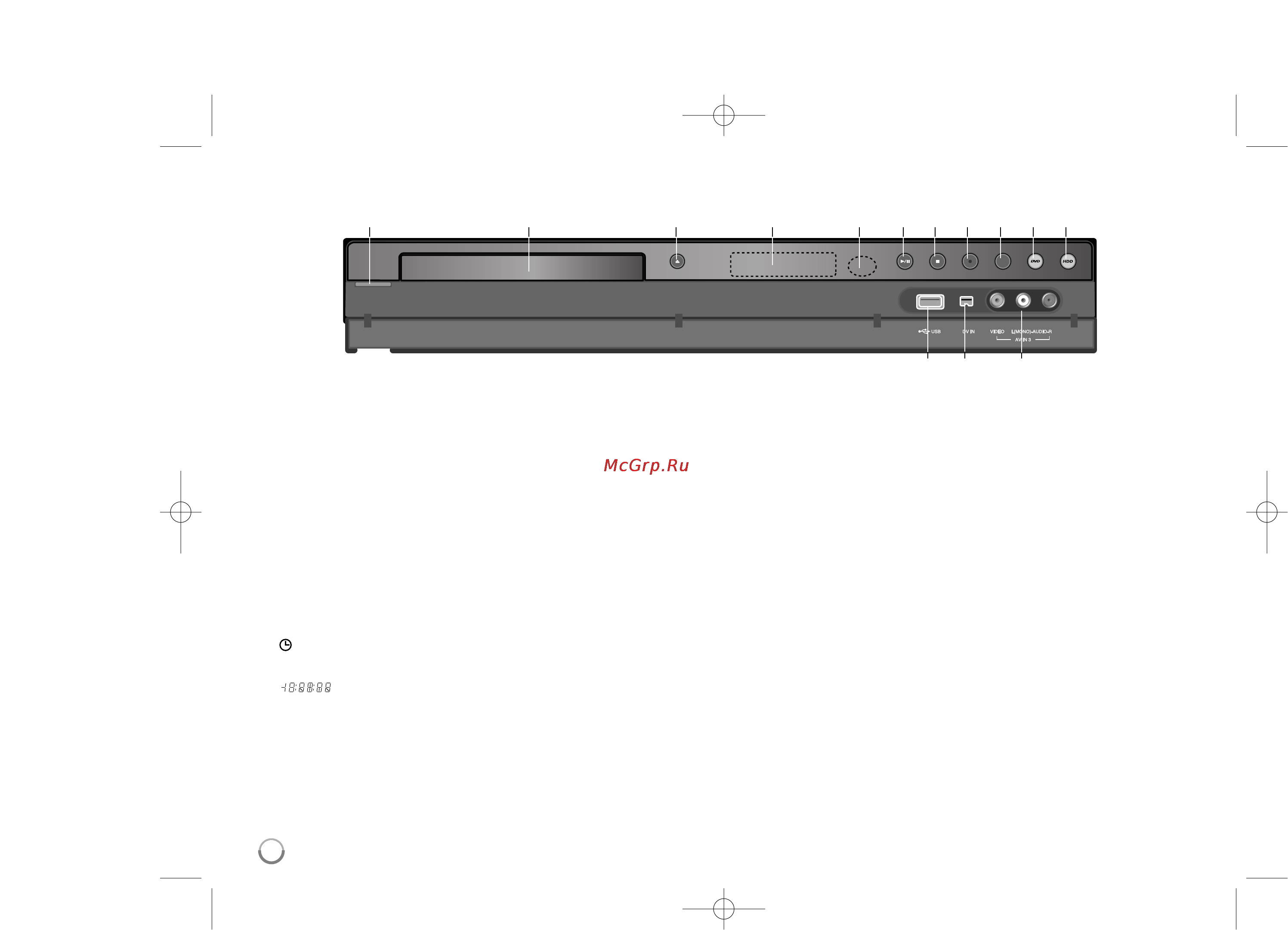 LG HDR878 [8/36] Основной прибор