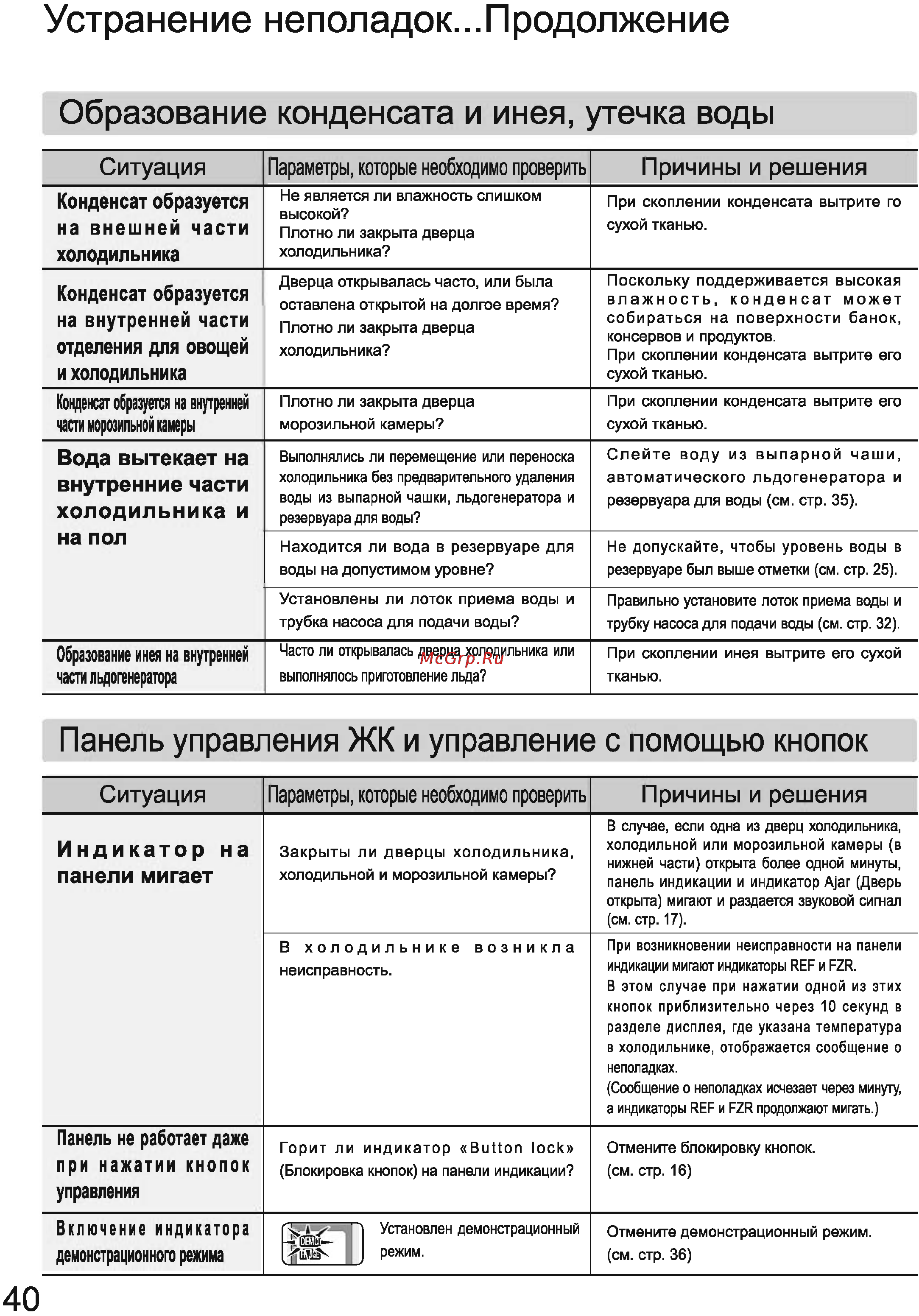 Toshiba GR-L42FR(XT) Инструкция по эксплуатации онлайн [40/44] 78778