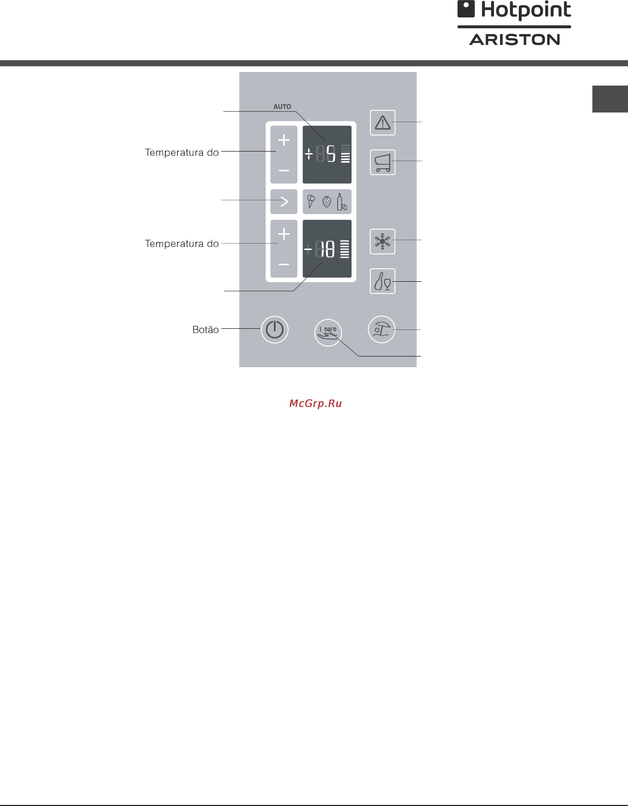 Ariston MBT 2022 CZ [51/72] Temperatura do