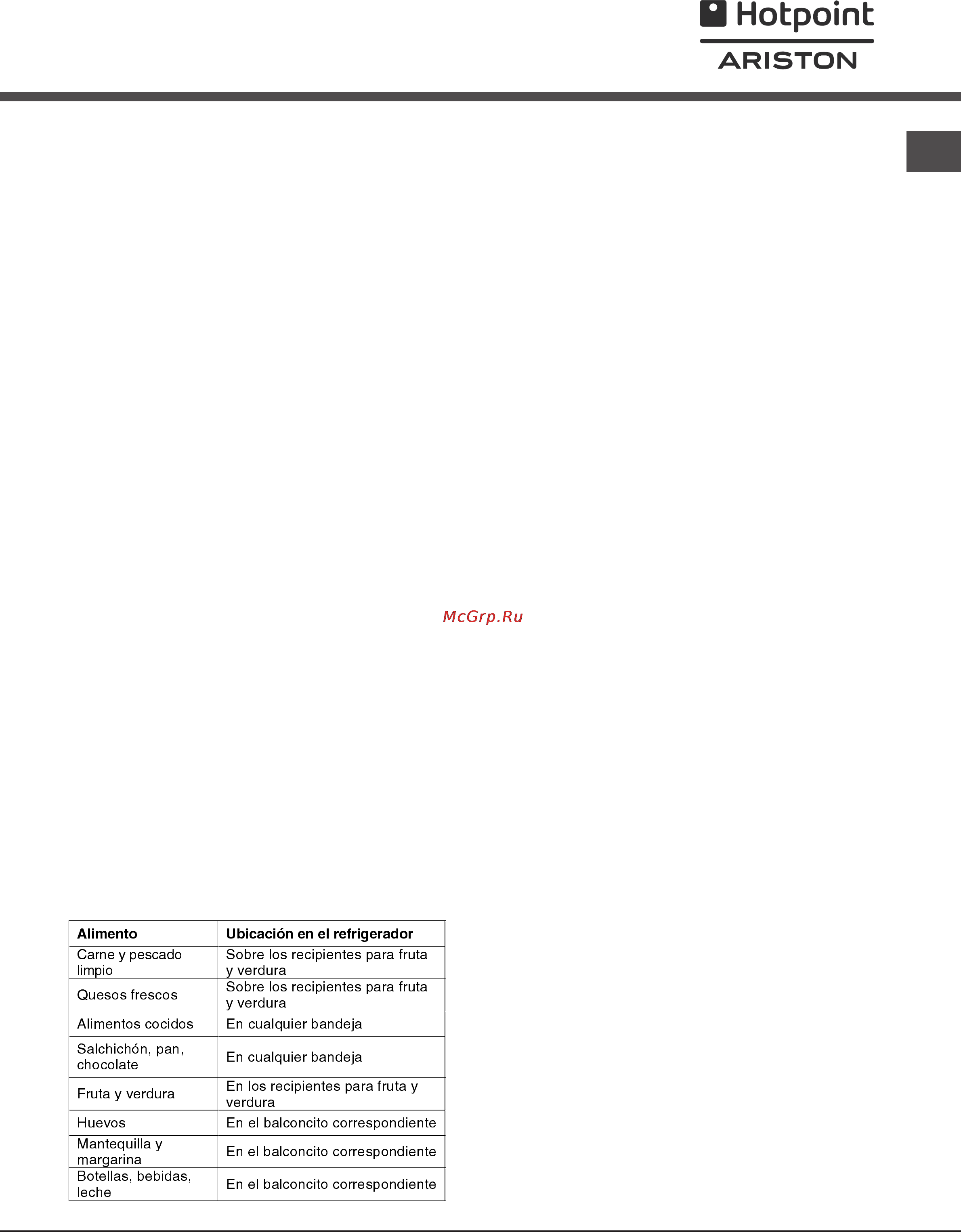 Ariston MTM 1711 Инструкция по эксплуатации онлайн [35/52] 78814