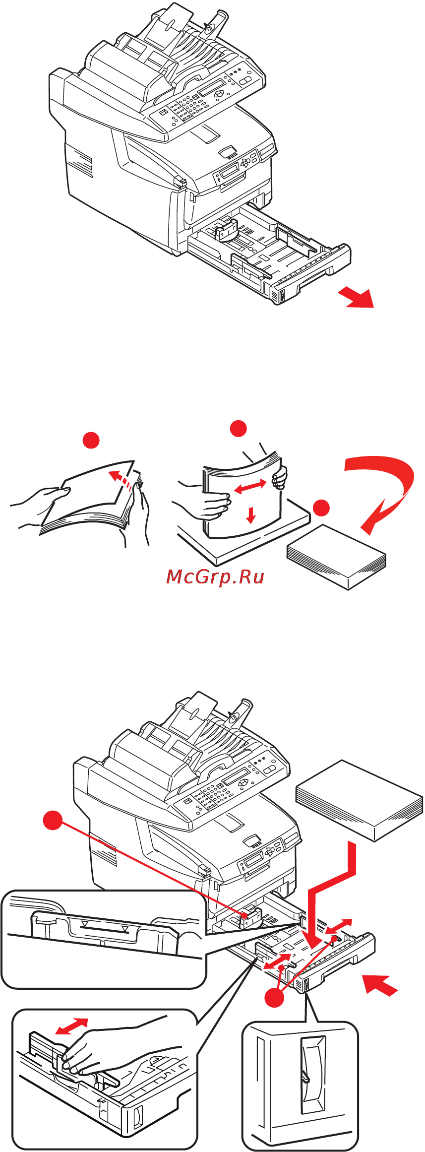 OKI MC560 [17/88] Кассетный лоток