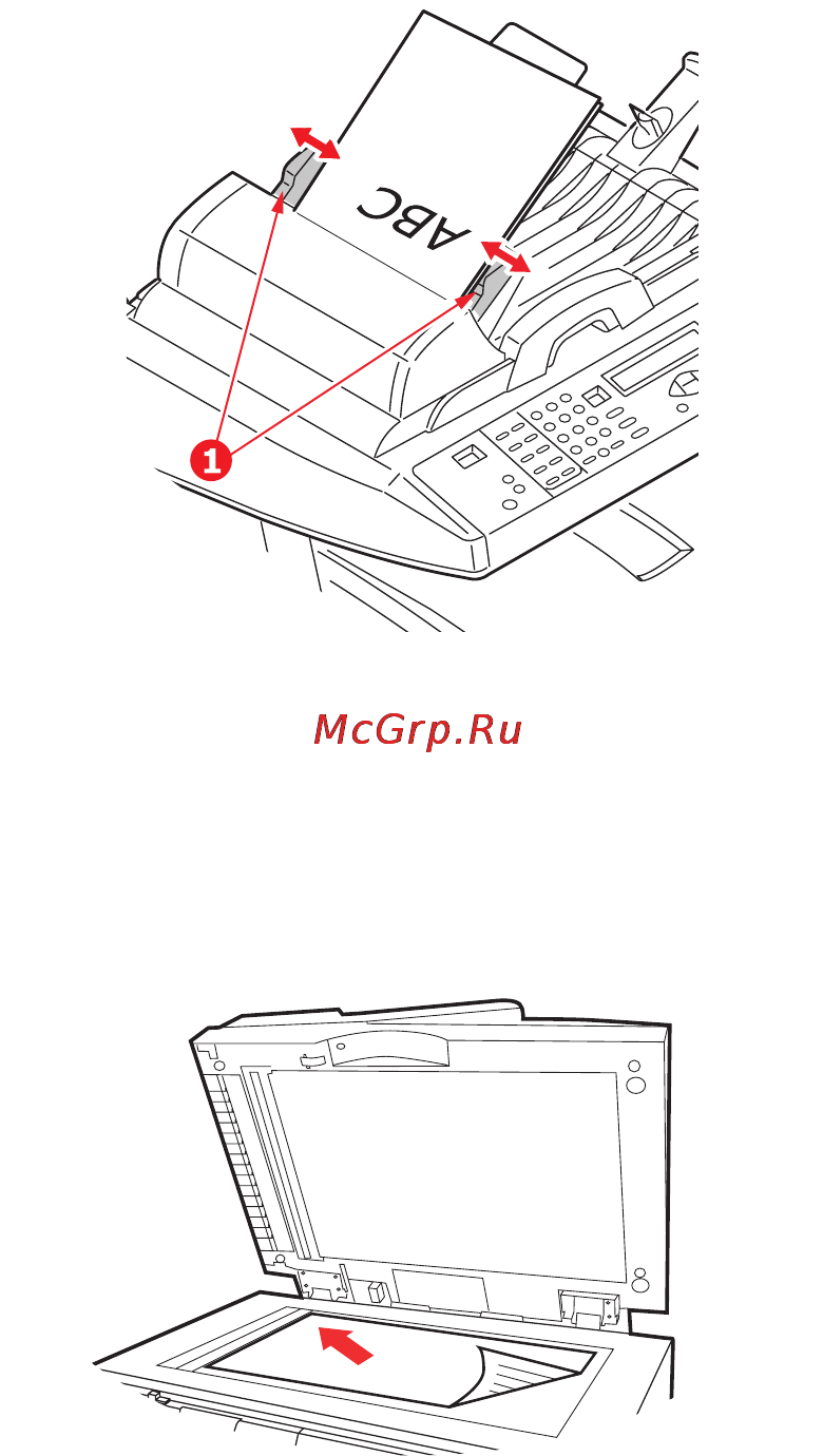 OKI MC560 [31/88] Размещение документа ов на стекле