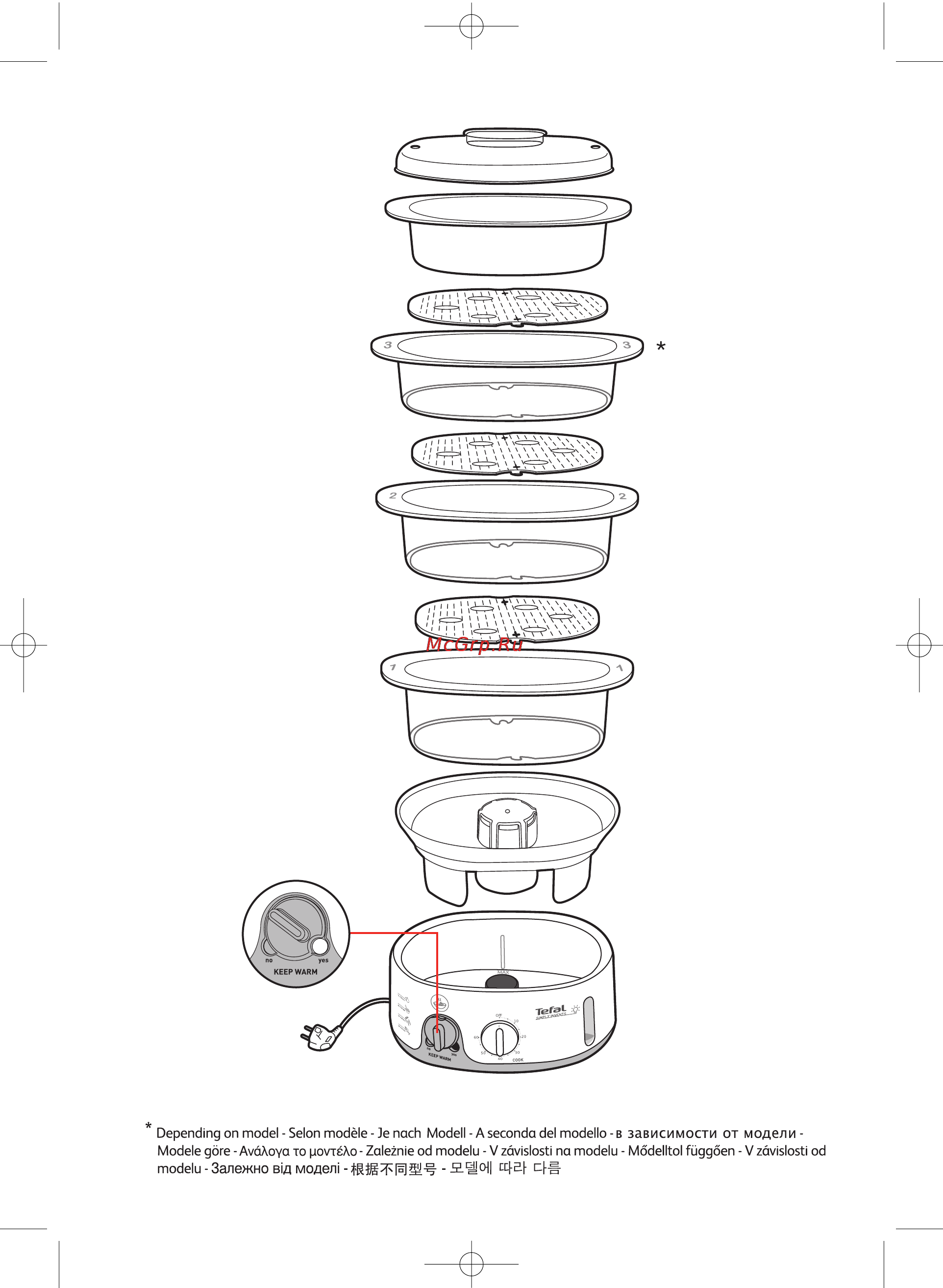 Tefal VC1014 Инструкция по эксплуатации онлайн [2/7] 78946