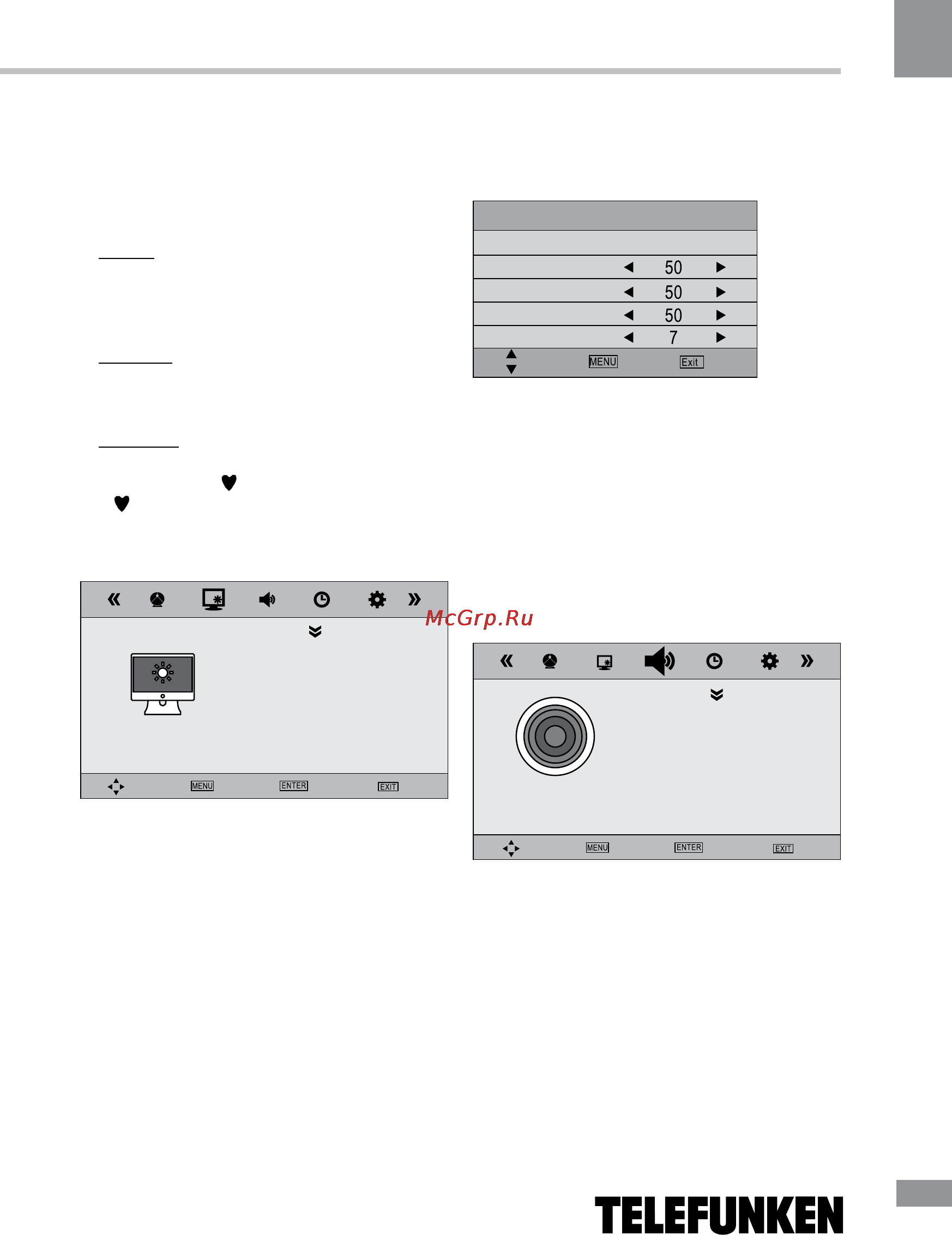 Telefunken TF-LED24S2 [23/29] Управление устройством