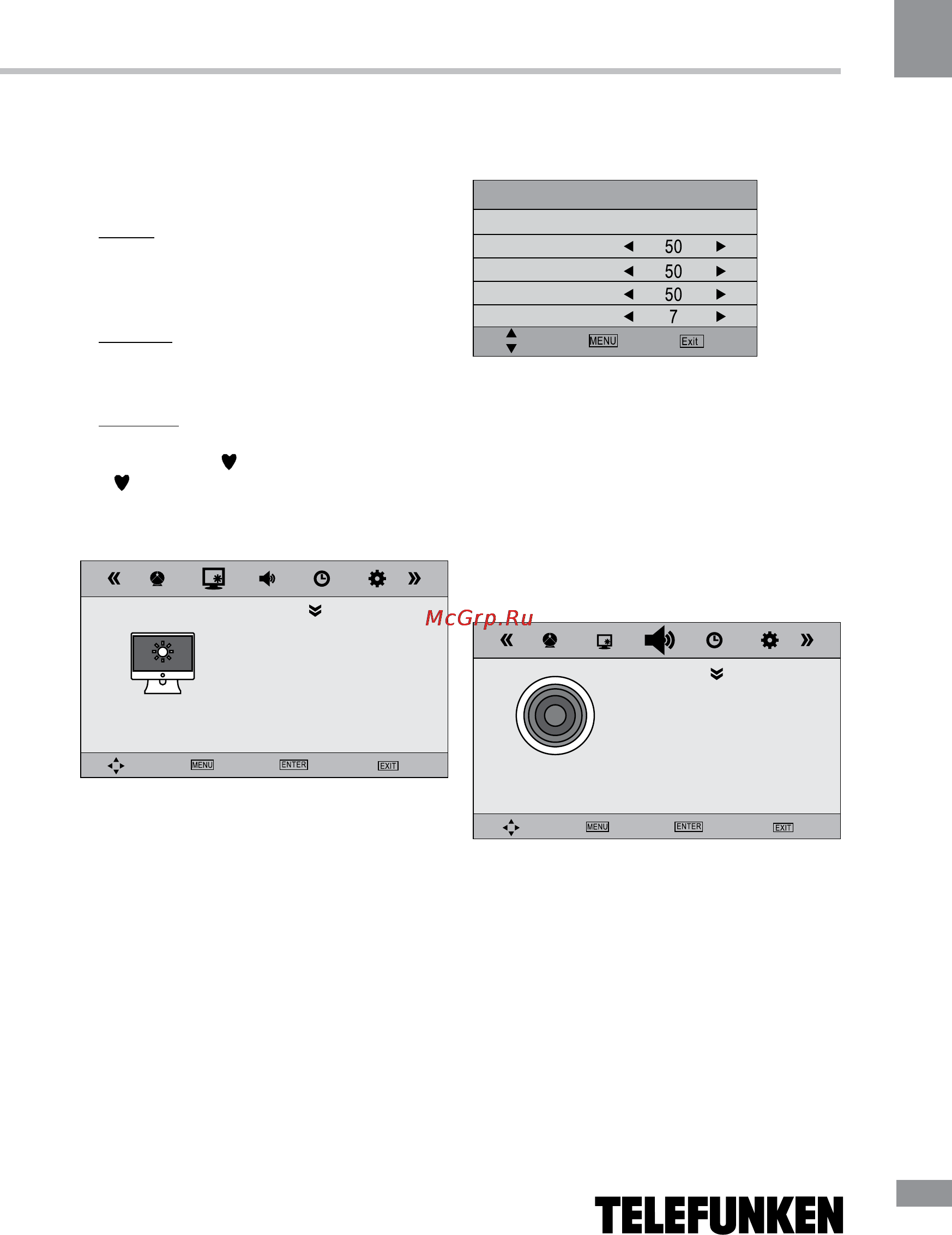 Telefunken TF-LED22S2 [23/29] Управление устройством
