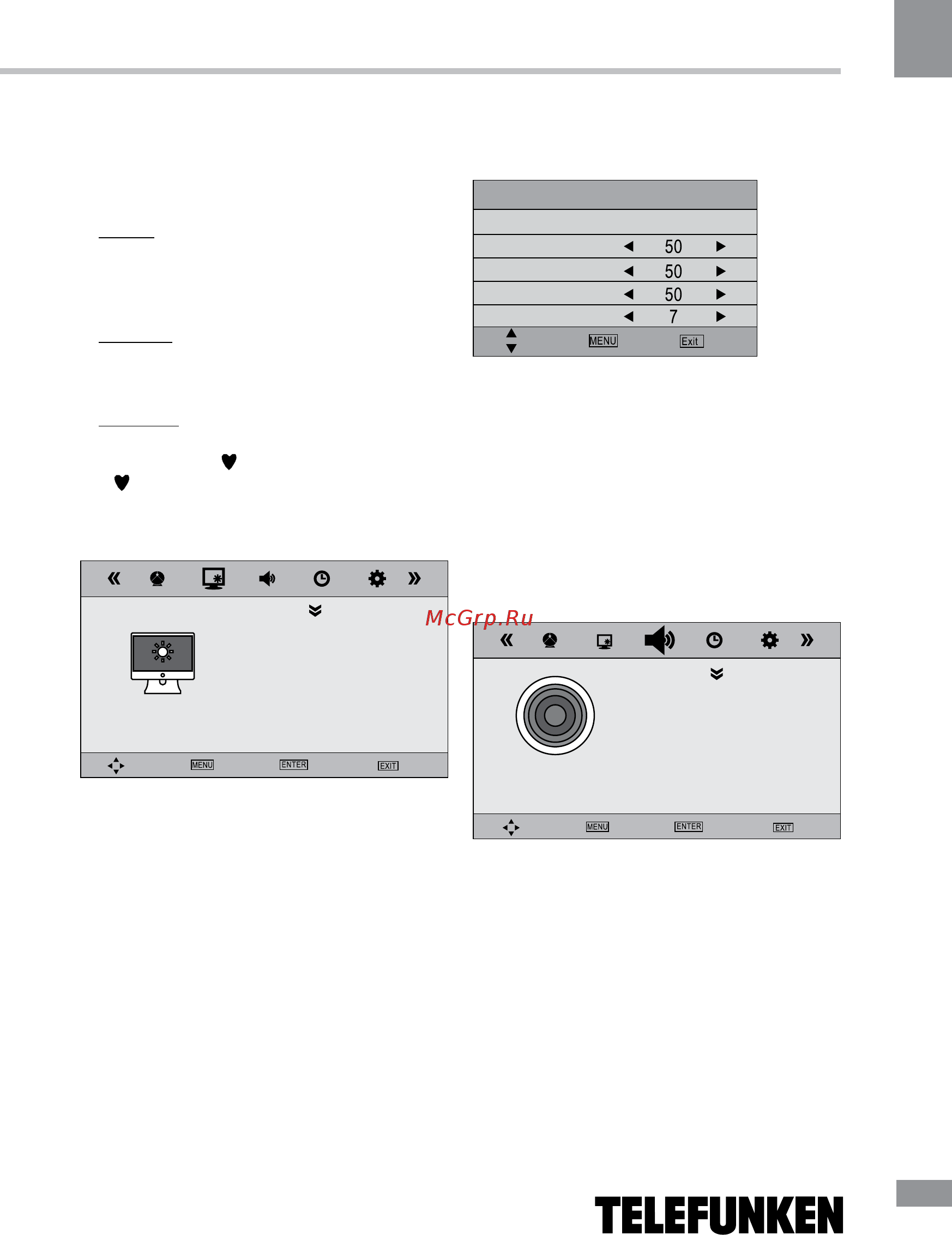 Telefunken TF-LED19S2 [23/29] Управление устройством