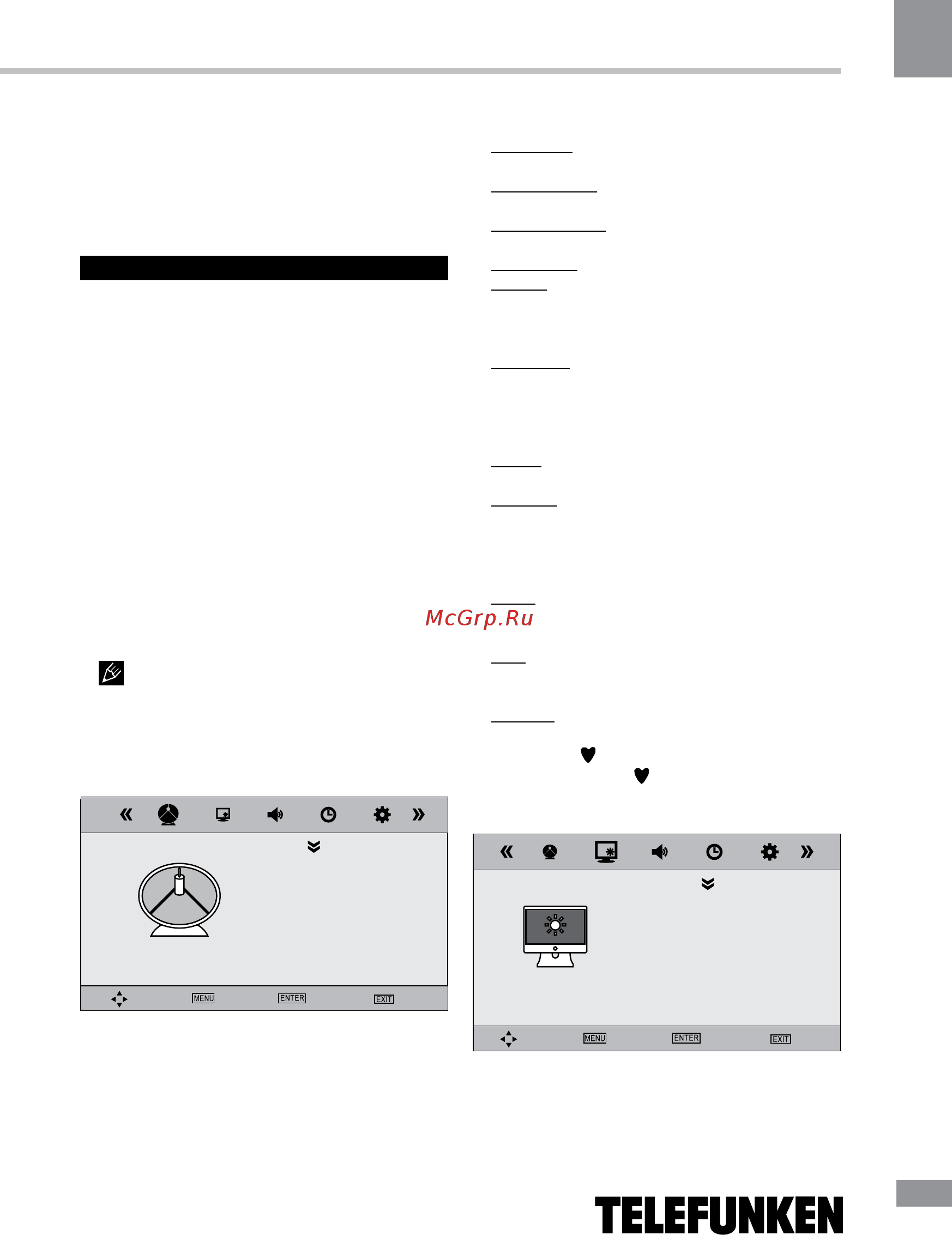 Telefunken TF-LED19S2 [9/29] Operation