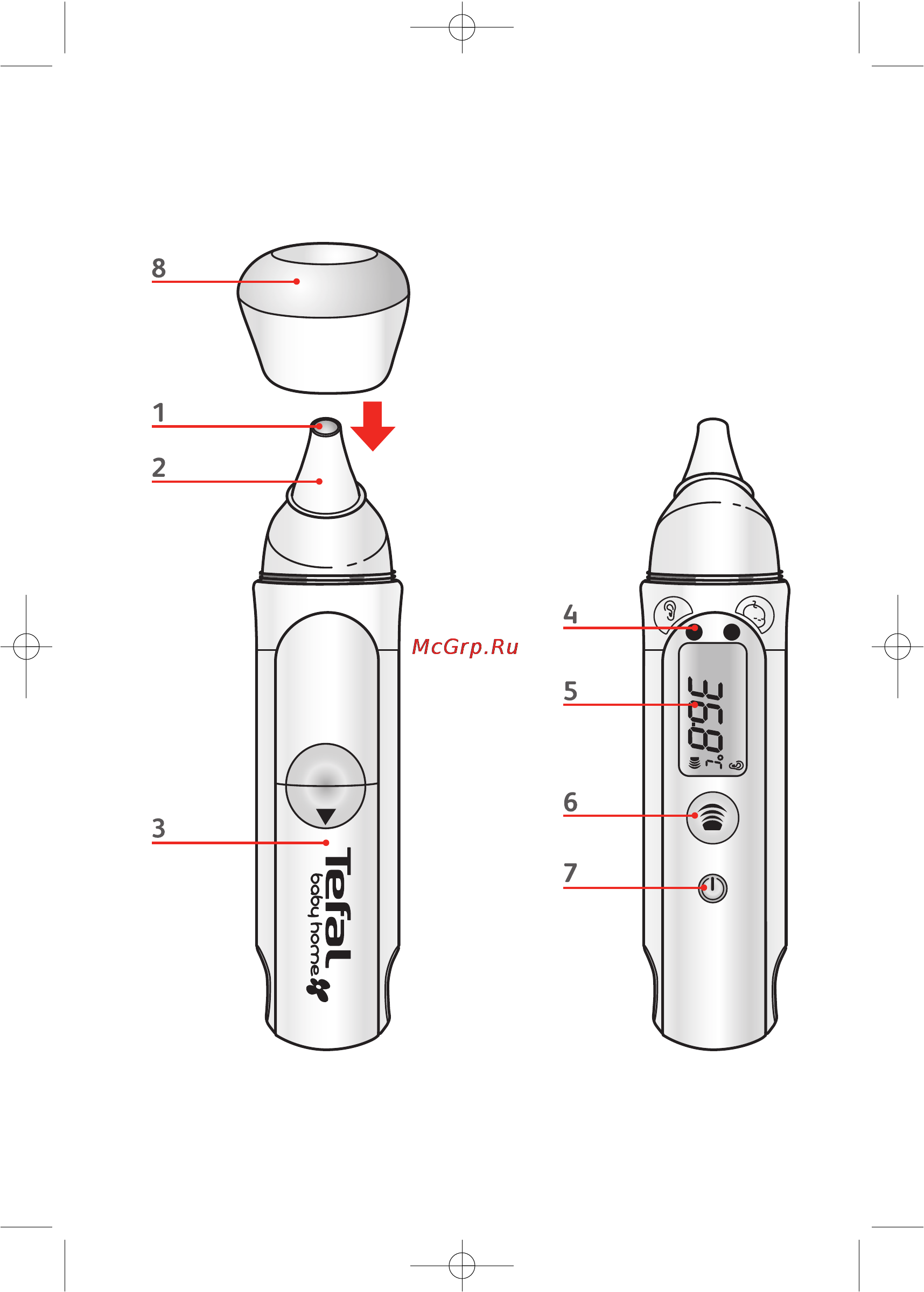 Tefal TD1400 Инструкция по эксплуатации онлайн [2/8] 79068