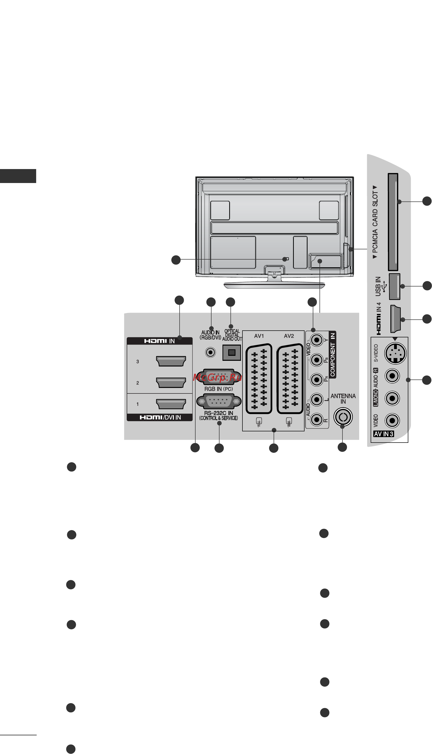 LG 42 LF2510 [12/162] Варианты подключения
